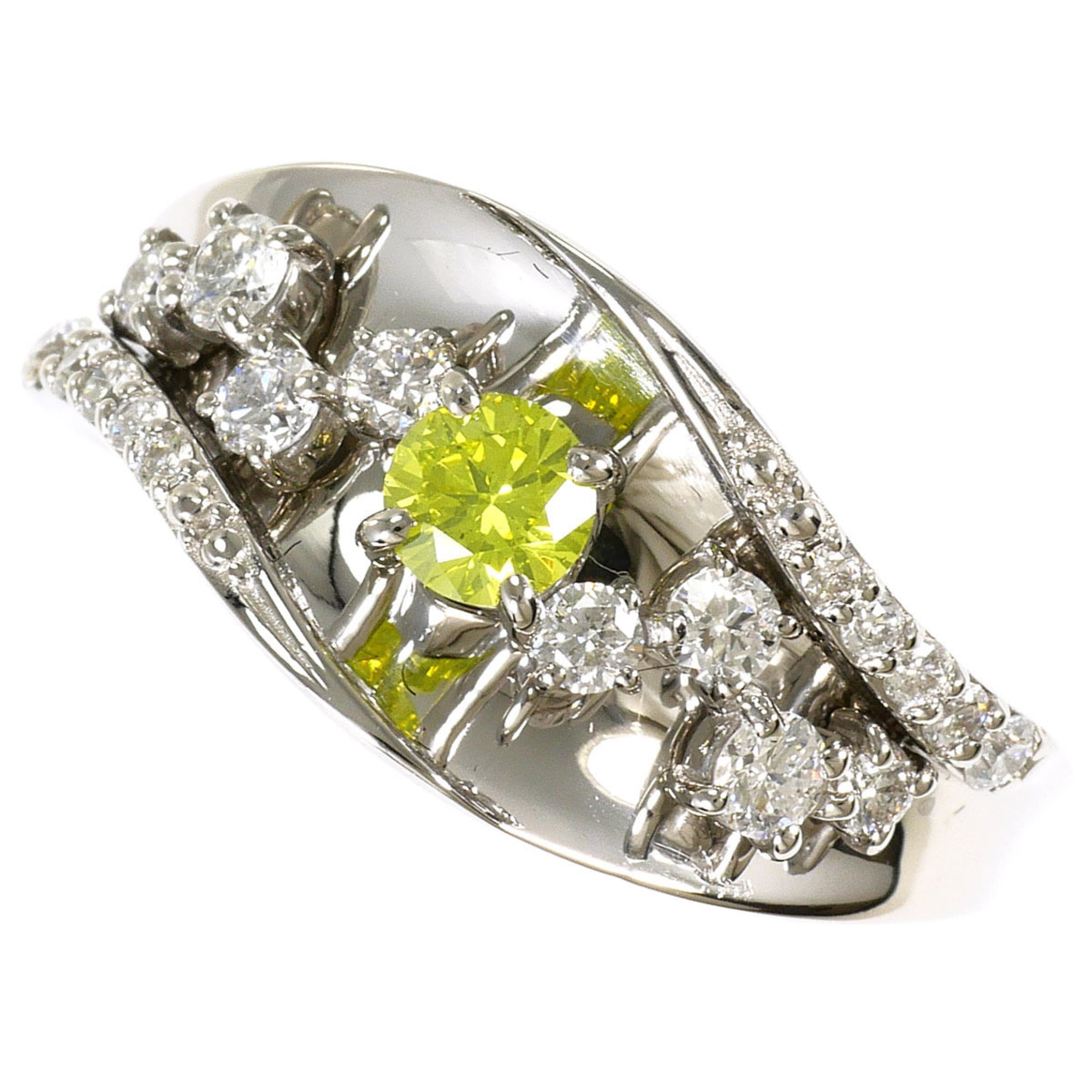 Unbranded Platinum Yellow Platinum 950 Band Ring (Pre-Owned)