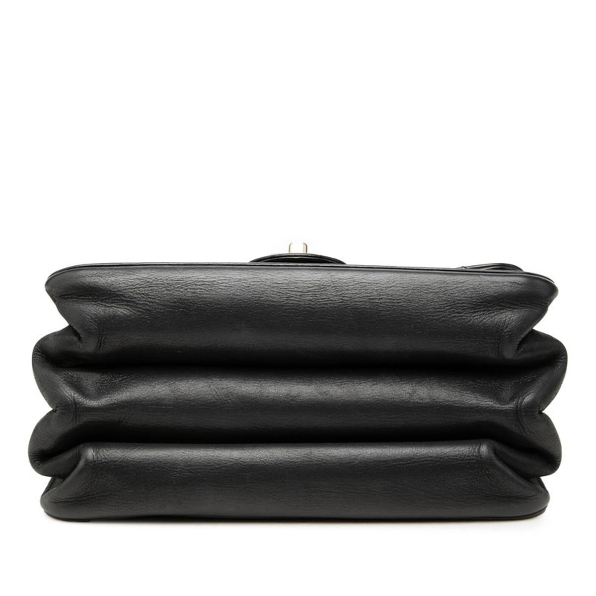 Chanel Black Leather Handbag Shoulder Bag (Pre-Owned)