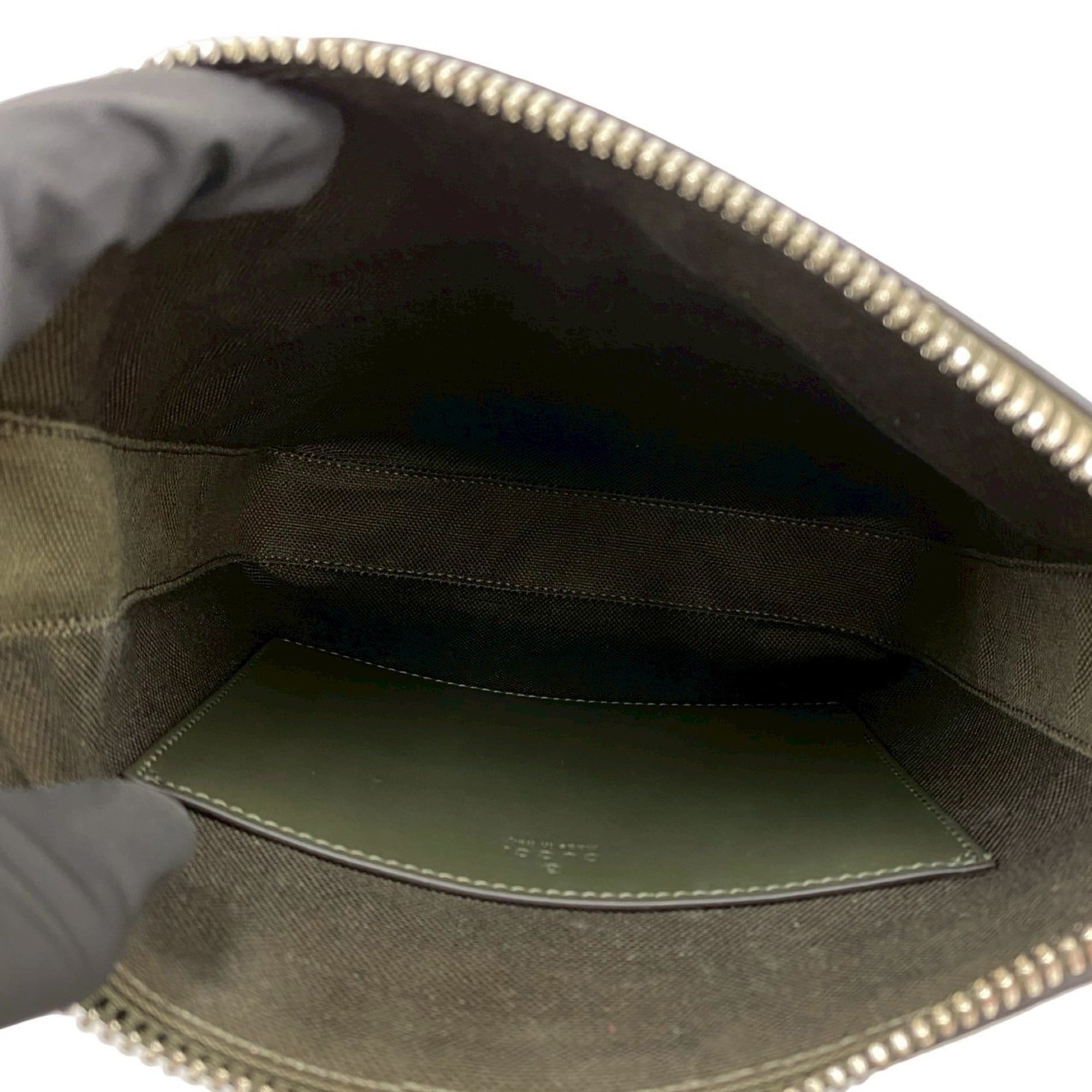 Gucci Green Pvc Leather Messenger Bag Shoulder Bag (Pre-Owned)