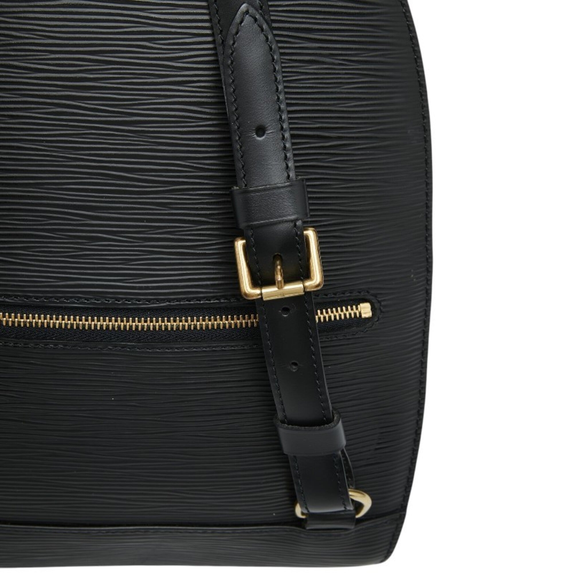 Louis Vuitton Epi Black Noir Leather Backpack (Pre-Owned)