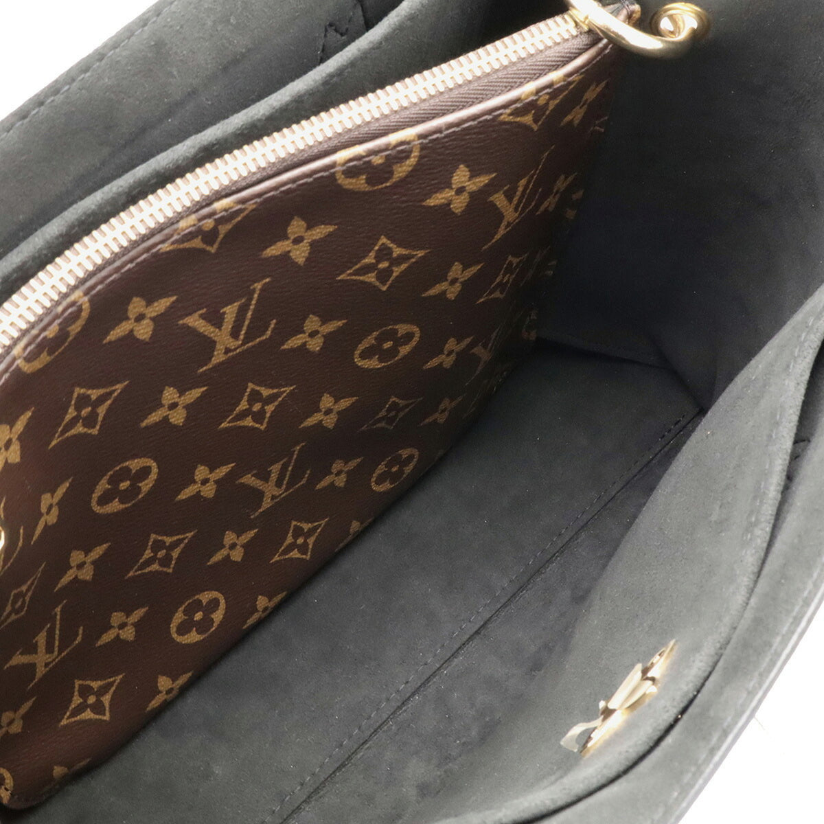 Louis Vuitton Black Monogram Noir Monogram Handbag Shoulder Bag Tote Bag (Pre-Owned)