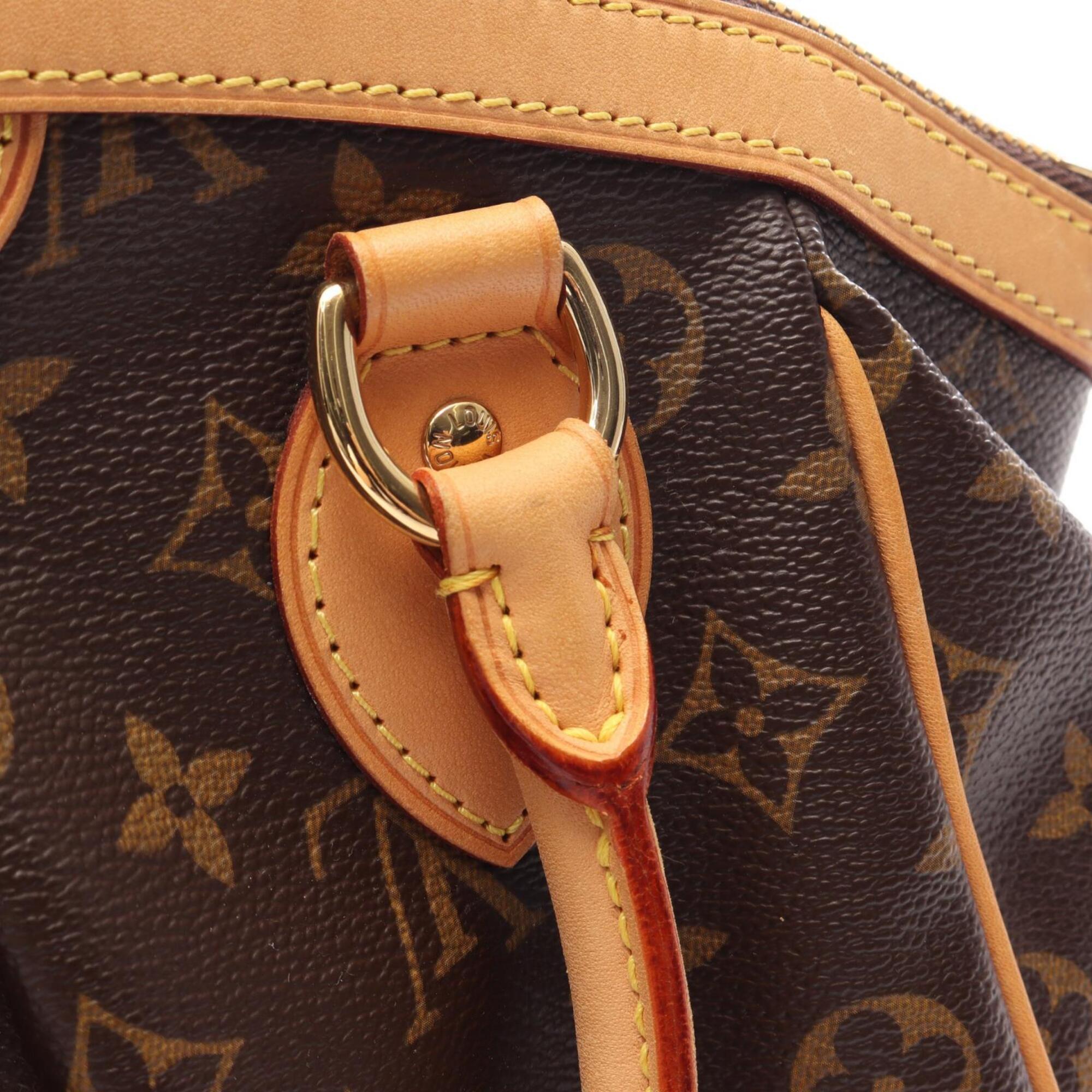 Louis Vuitton Brown Pvc Leather Handbag (Pre-Owned)