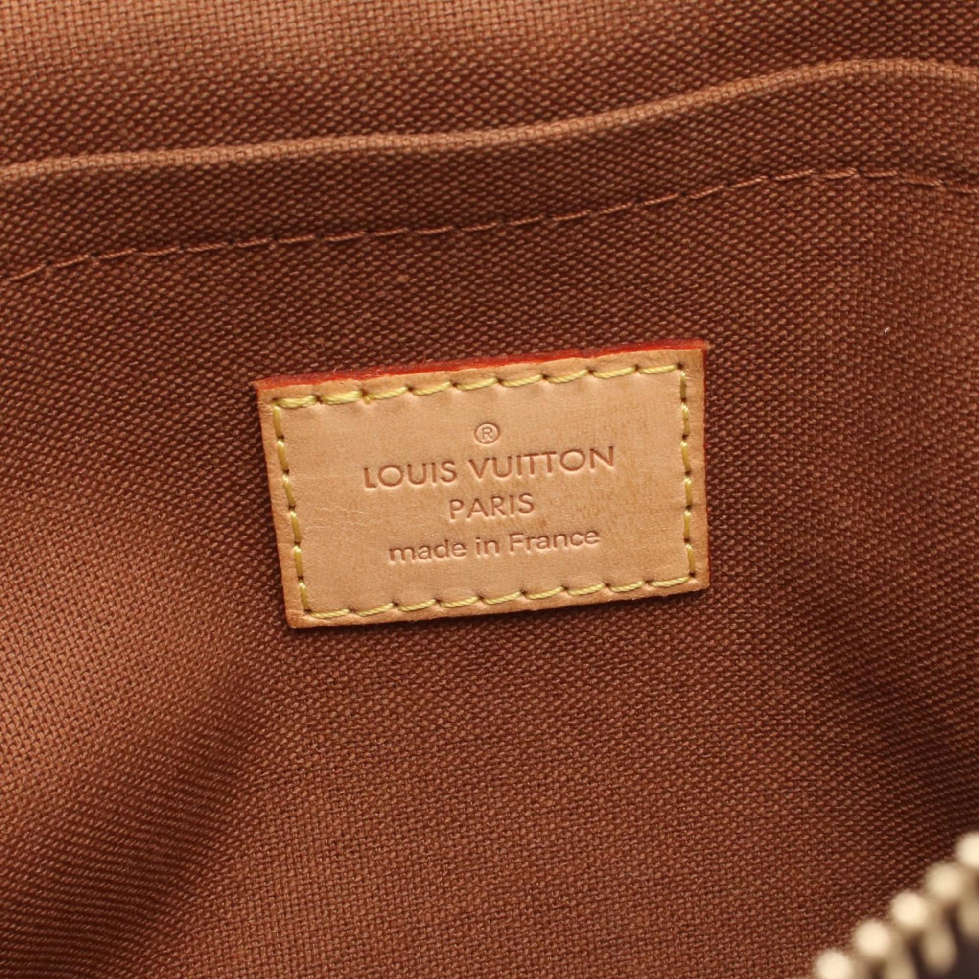 Louis Vuitton Brown Coated Canvas Leather Fanny Pack (Pre-Owned)