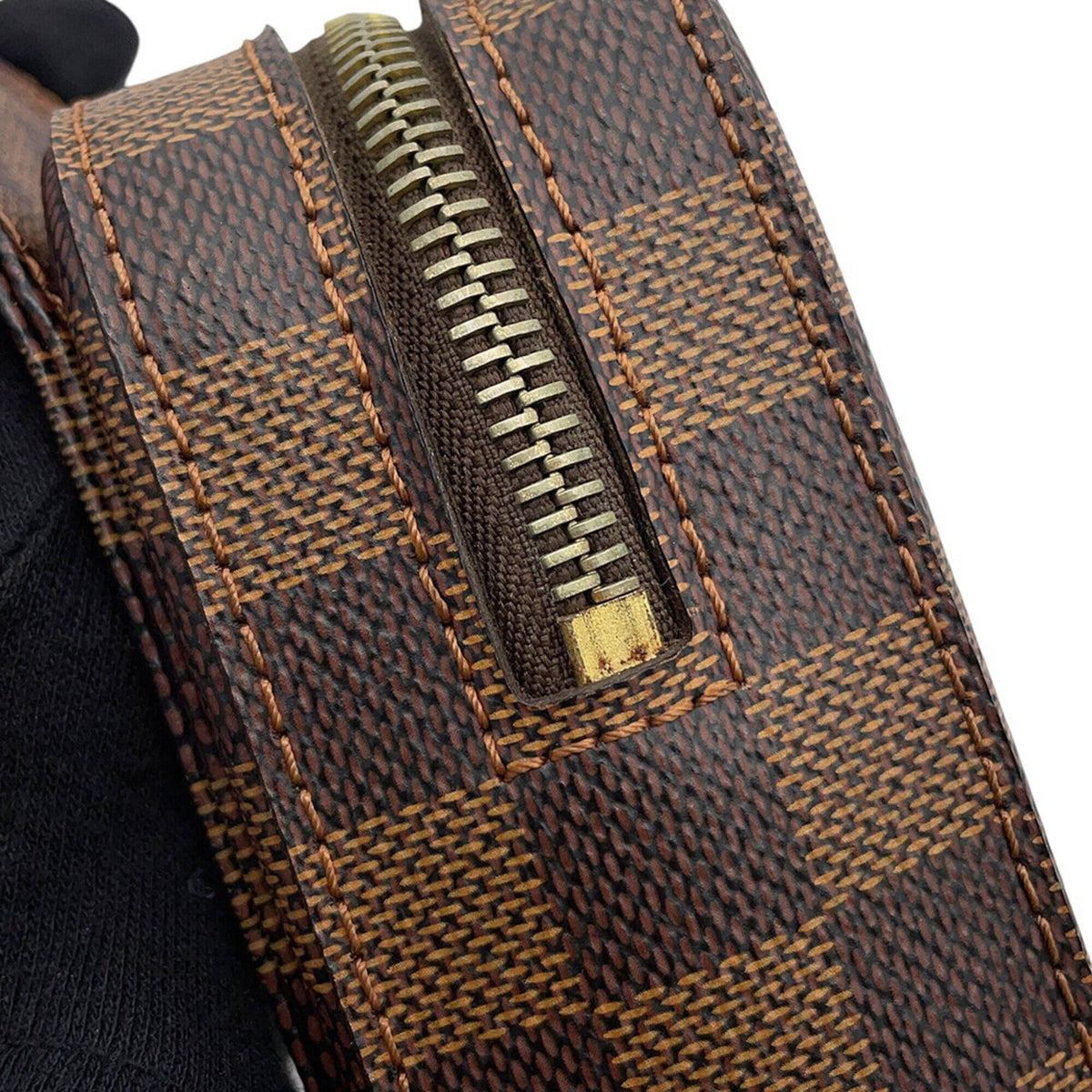 Louis Vuitton Damier Brown Damier Canvas Ebene Shoulder Bag Sling Bag (Pre-Owned)