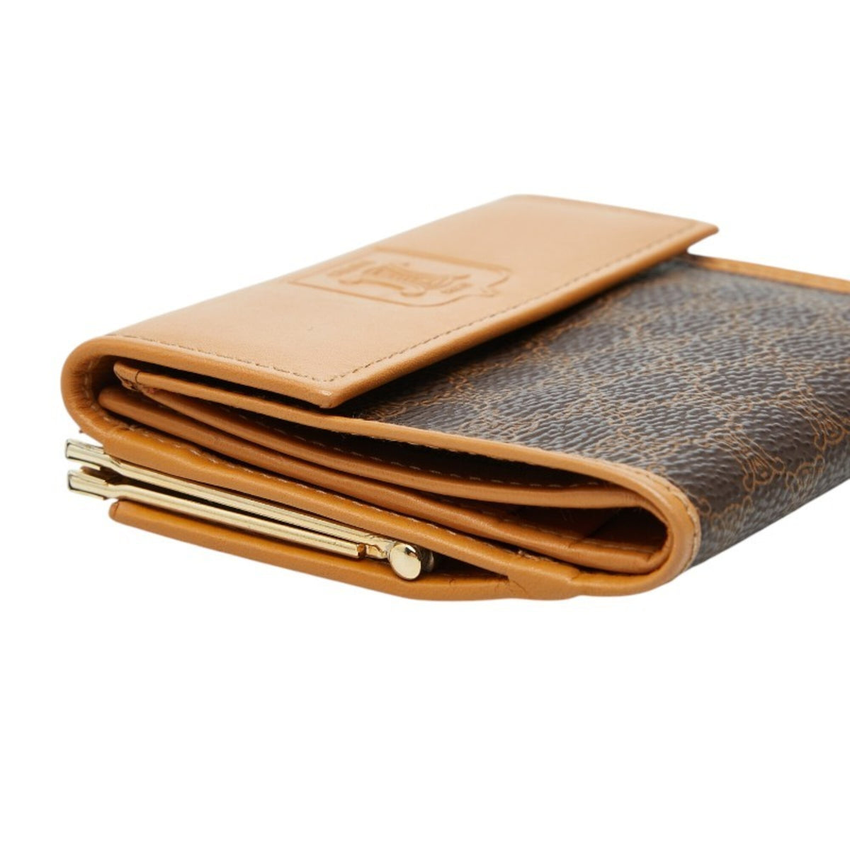 Celine Brown Pvc Leather Wallet (Bi-Fold) (Pre-Owned)