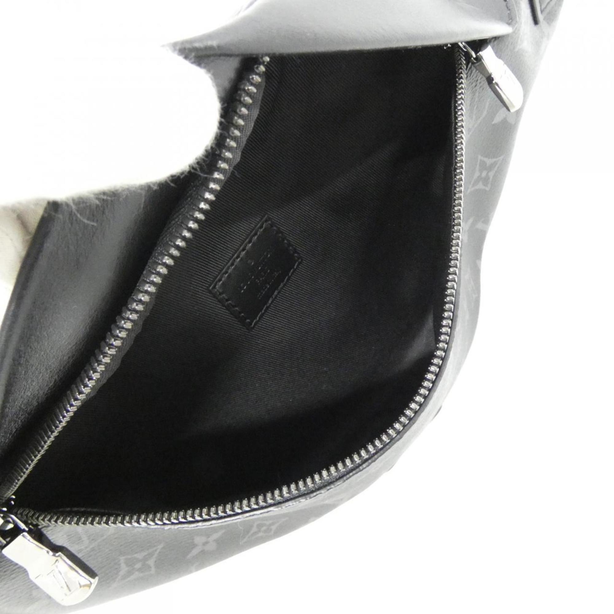 Louis Vuitton Black Coated Canvas Shoulder Bag (Pre-Owned)