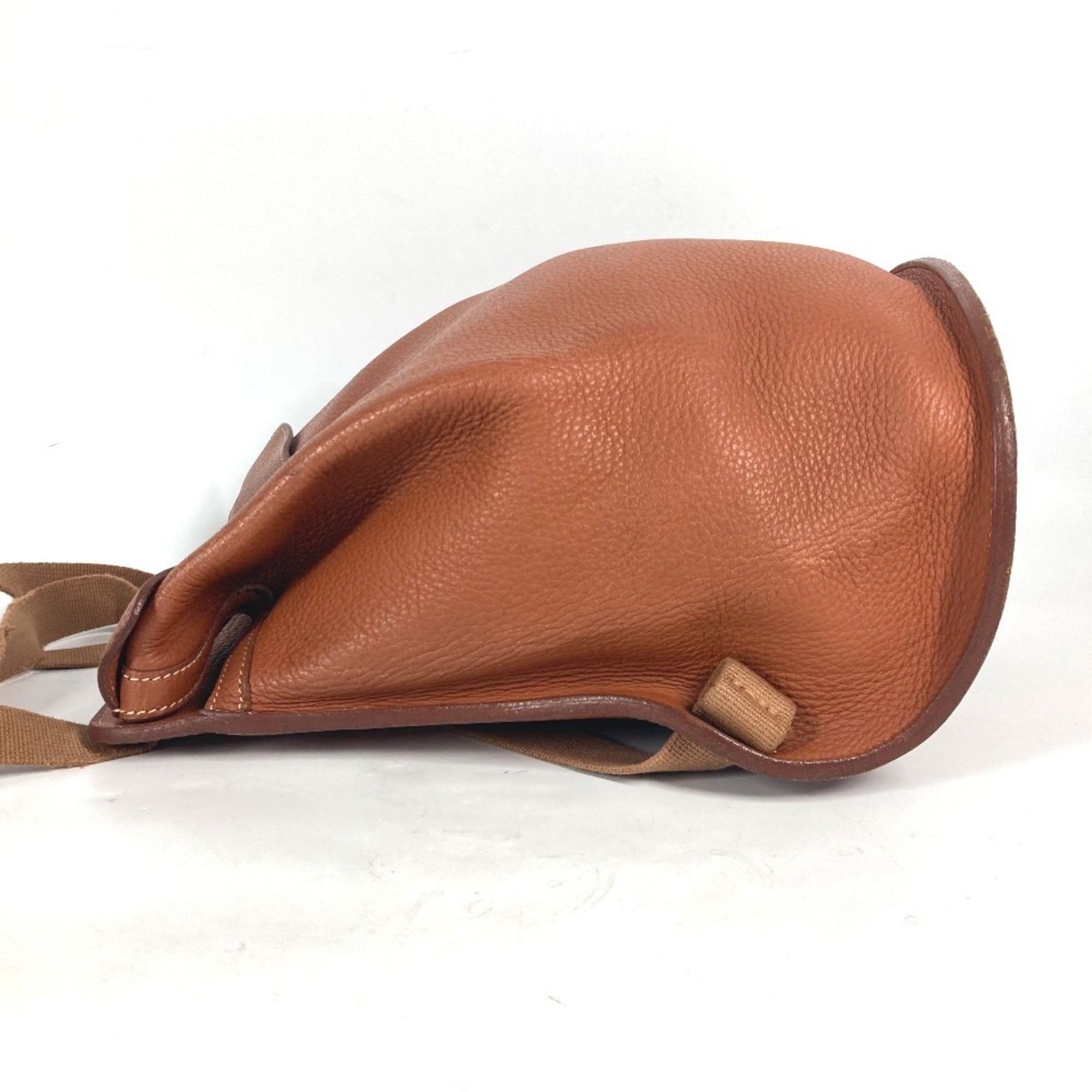 Hermes Brown Leather Backpack (Pre-Owned)