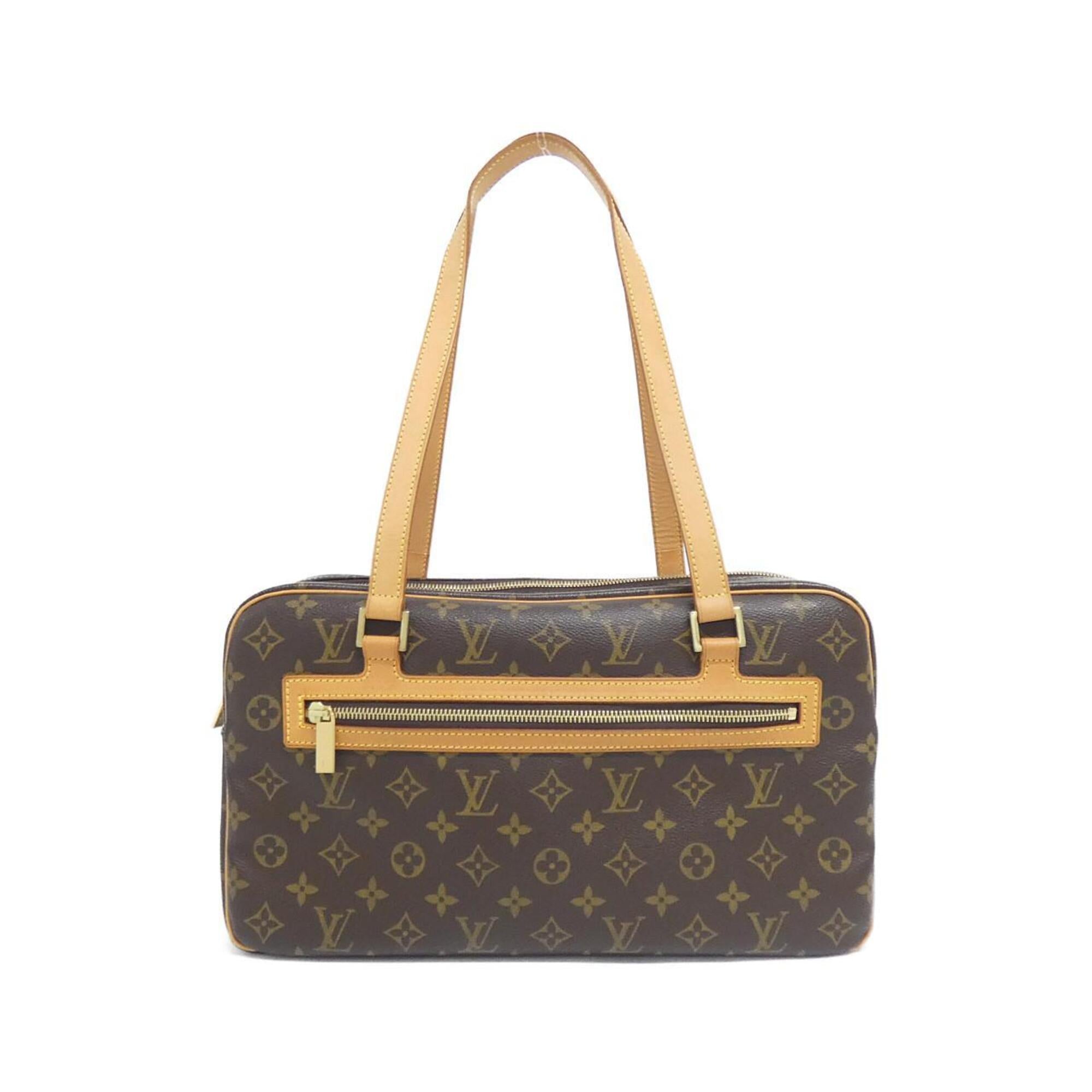 Louis Vuitton Marron Coated Canvas Shoulder Bag (Pre-Owned)
