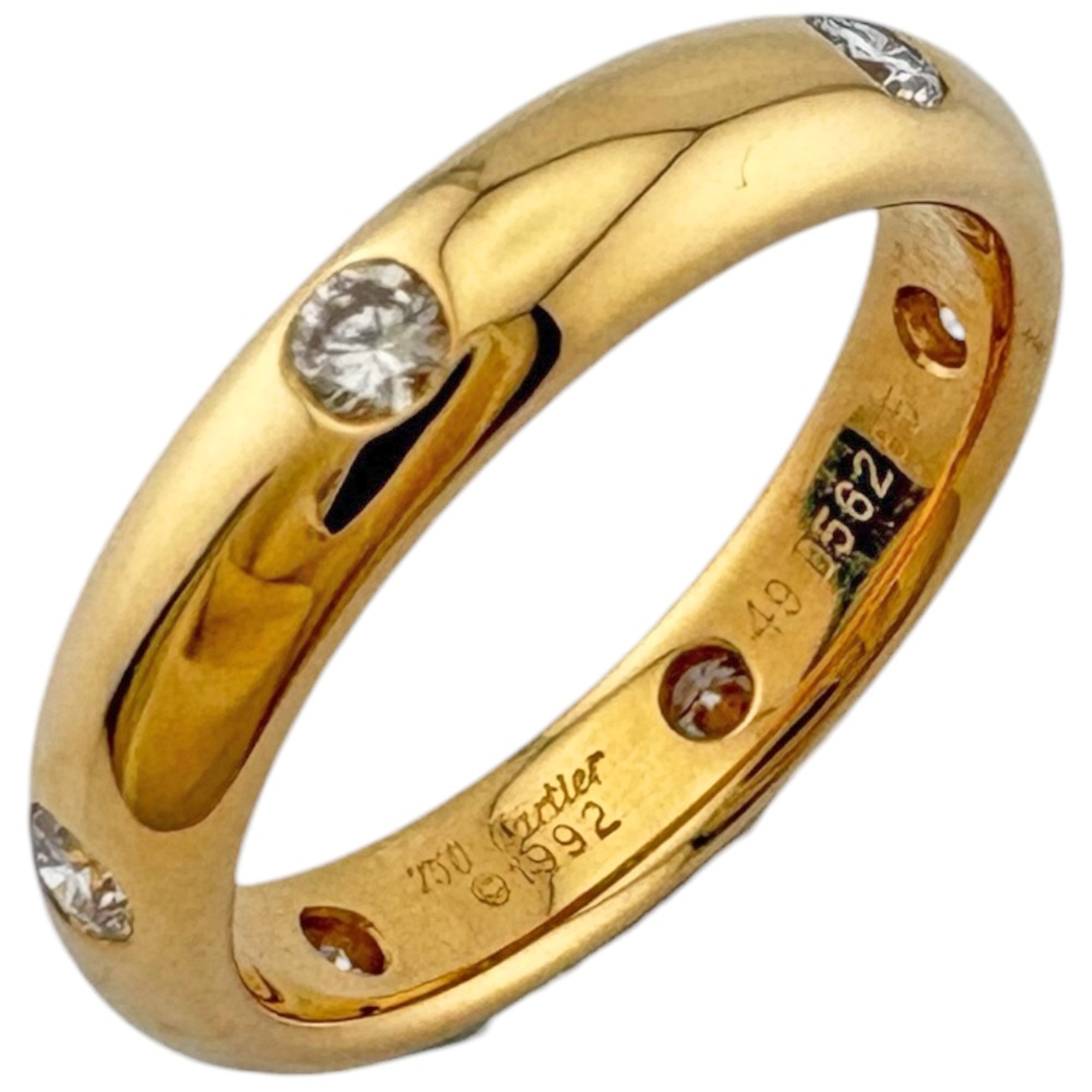Cartier Gold Yellow Gold (18K) Band Ring (Pre-Owned)