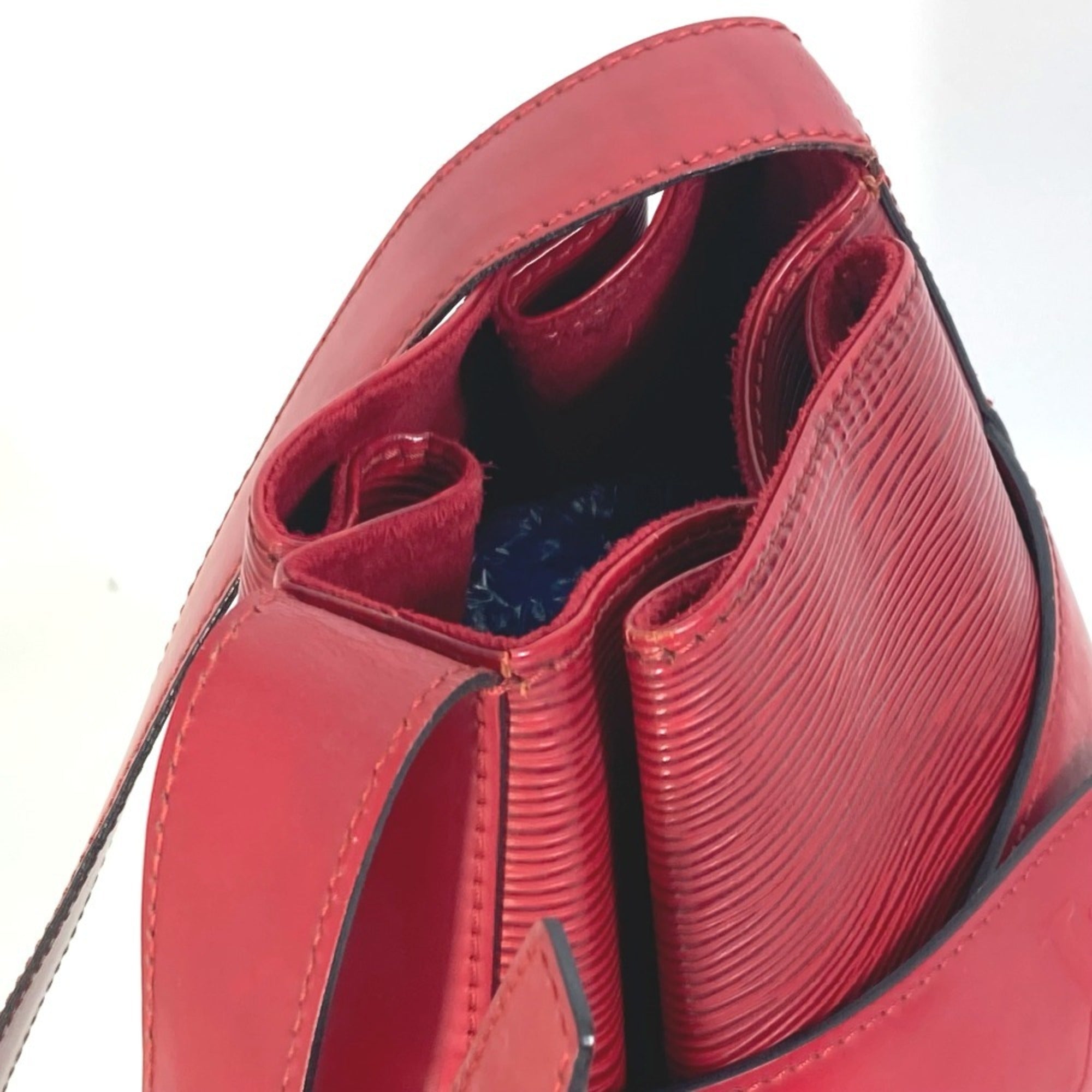 Louis Vuitton Epi Castilian Red Red Color Epi Leather Shoulder Bag (Pre-Owned)