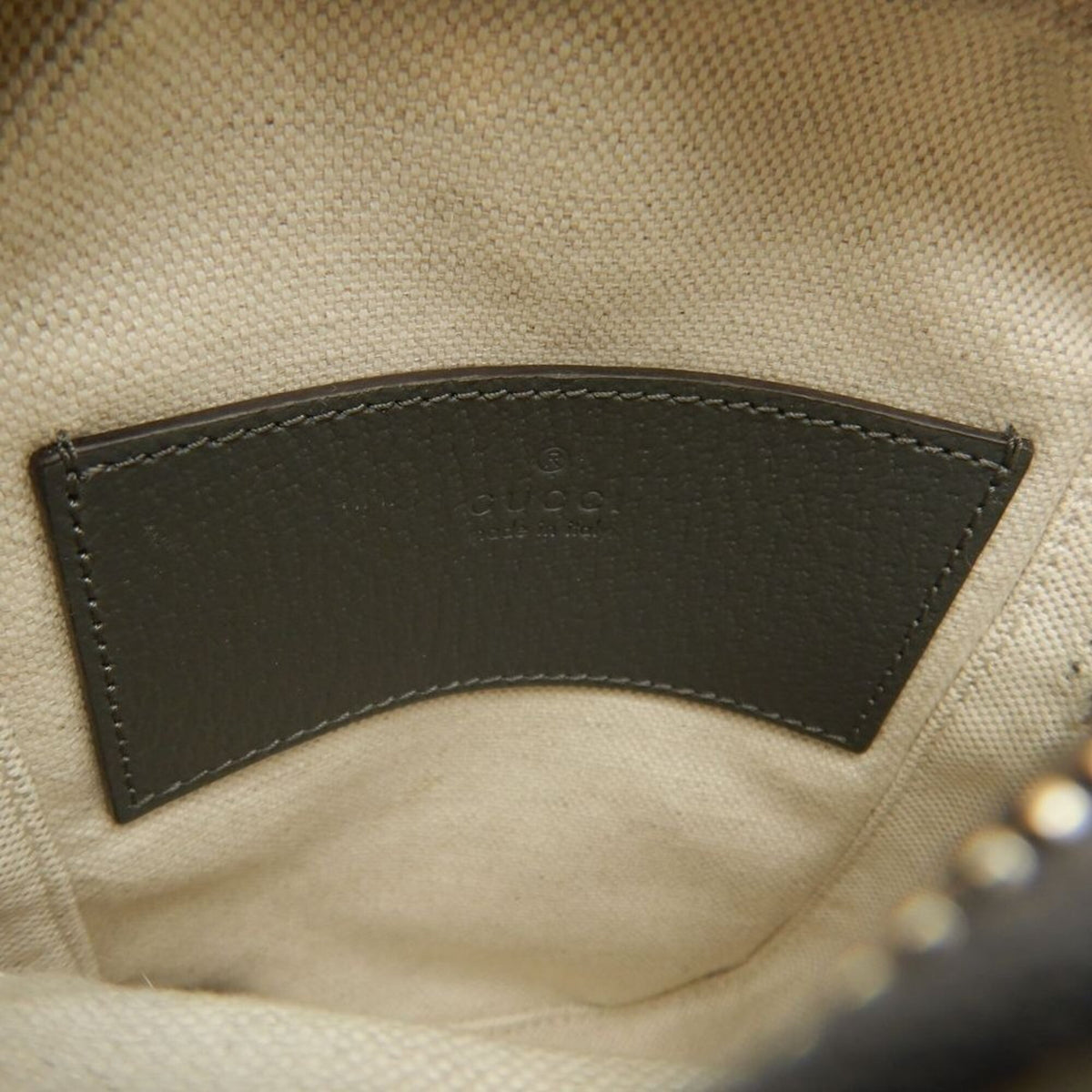 Gucci Gray Gg Supreme Canvas Sling Bag (Pre-Owned)