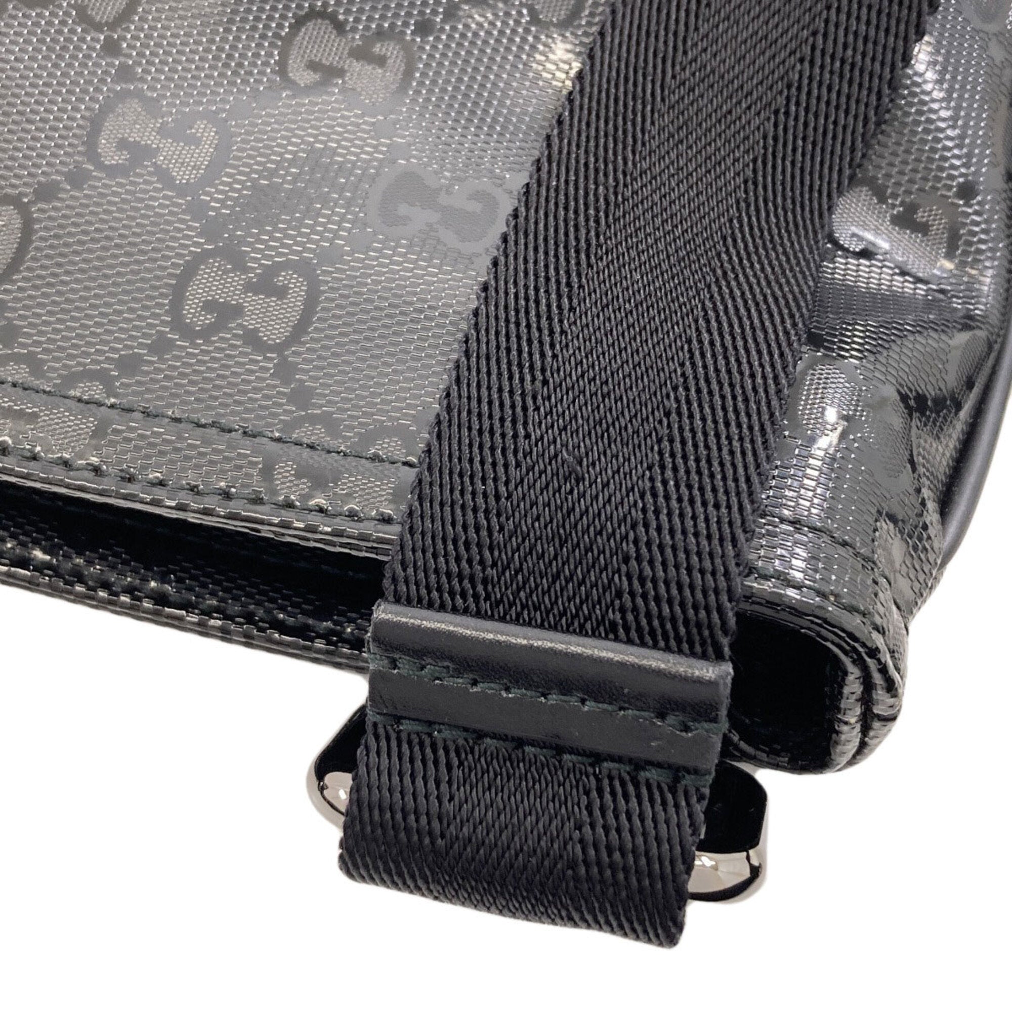 Gucci Black Pvc Shoulder Bag (Pre-Owned)