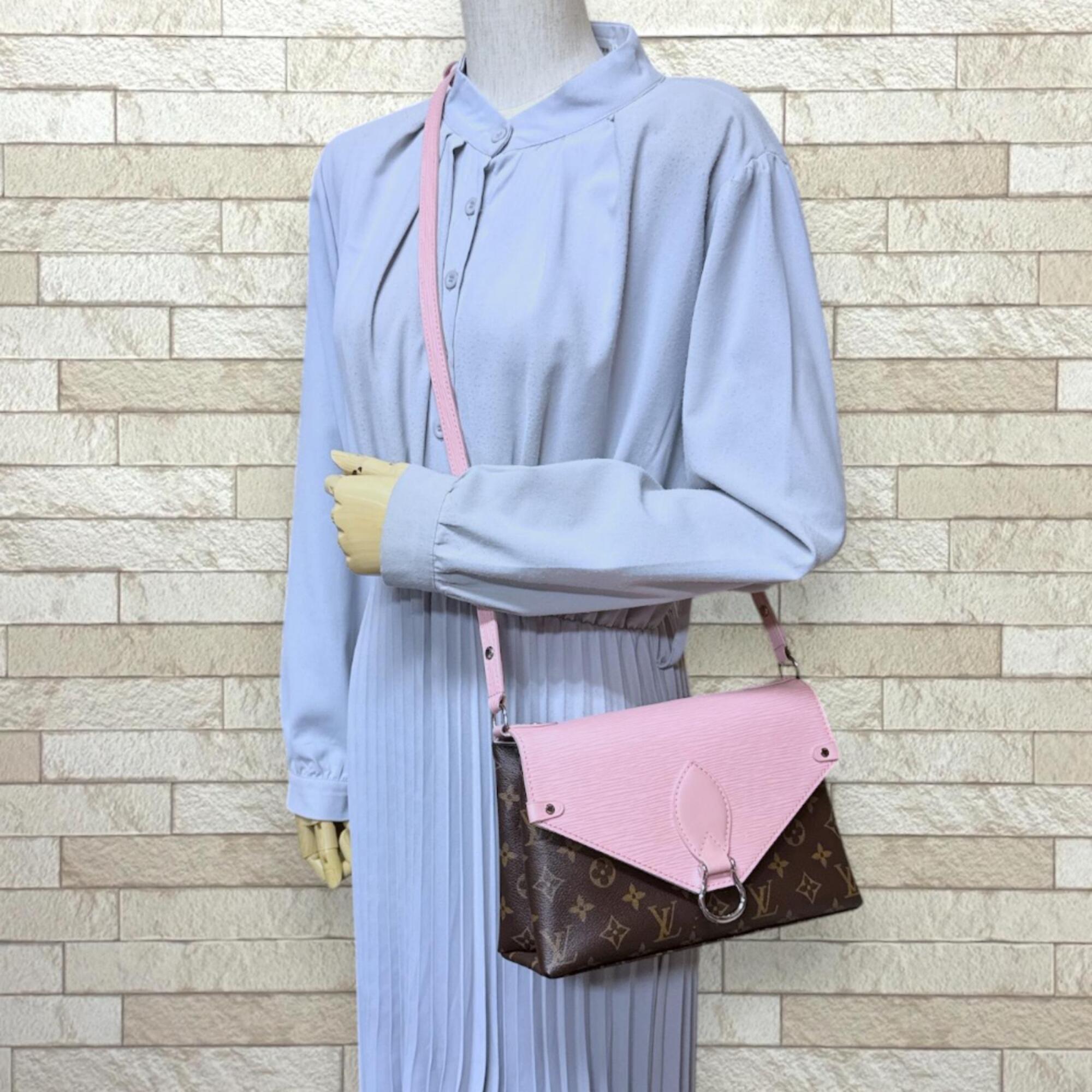 Louis Vuitton Monogram Brown Rose Ballerine Monogram Epi Leather Handbag Shoulder Bag (Pre-Owned)