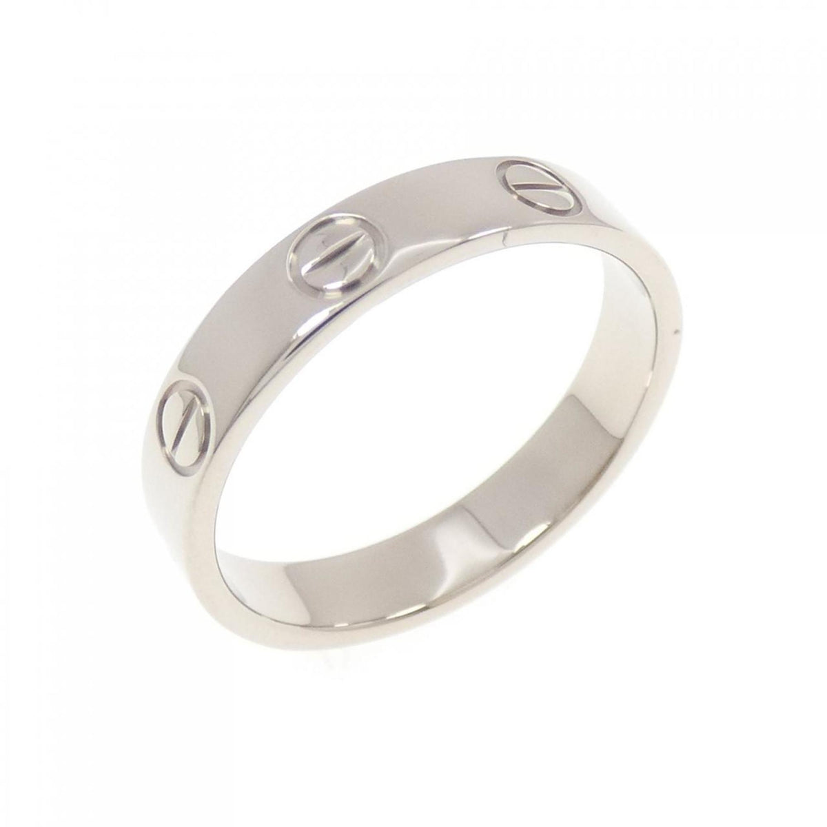 Cartier White Gold White Gold (18K) Band Ring (Pre-Owned)