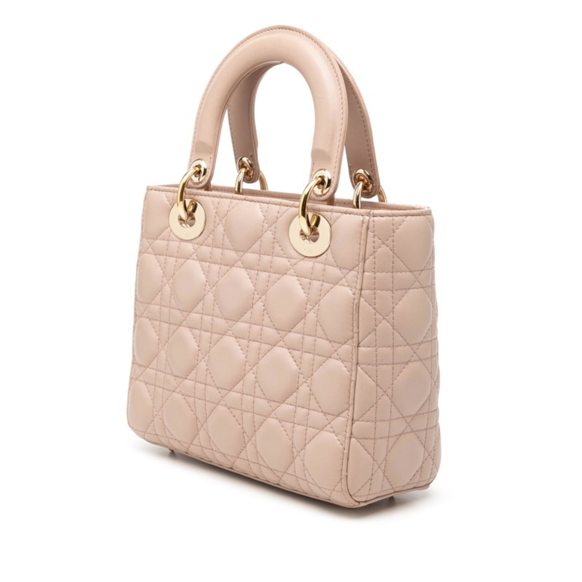 Christian Dior Beige Leather Handbag Shoulder Bag (Pre-Owned)