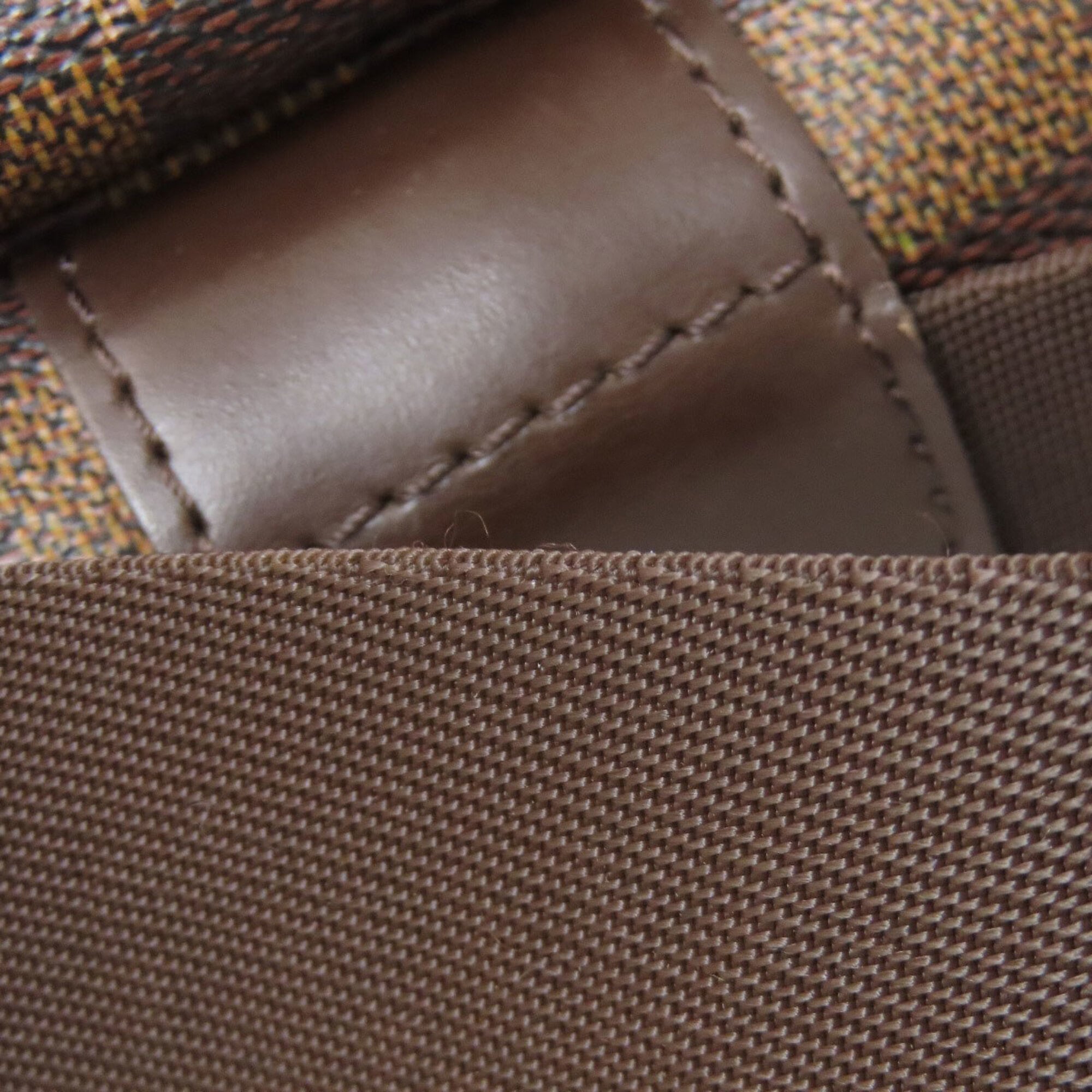Louis Vuitton Brown Damier Canvas Ebene Damier Canvas Shoulder Bag (Pre-Owned)