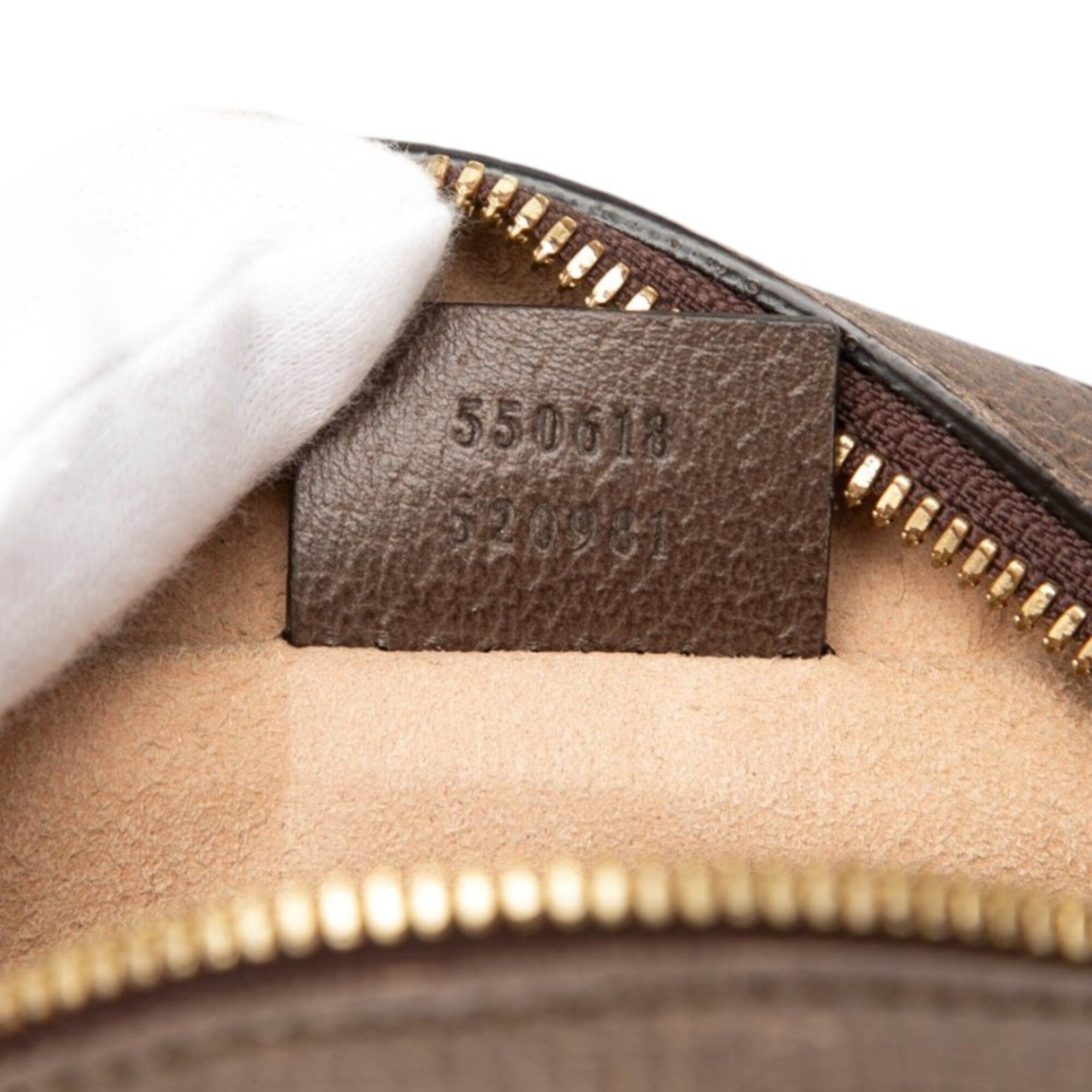 Gucci Beige Brown Pvc Leather Shoulder Bag (Pre-Owned)