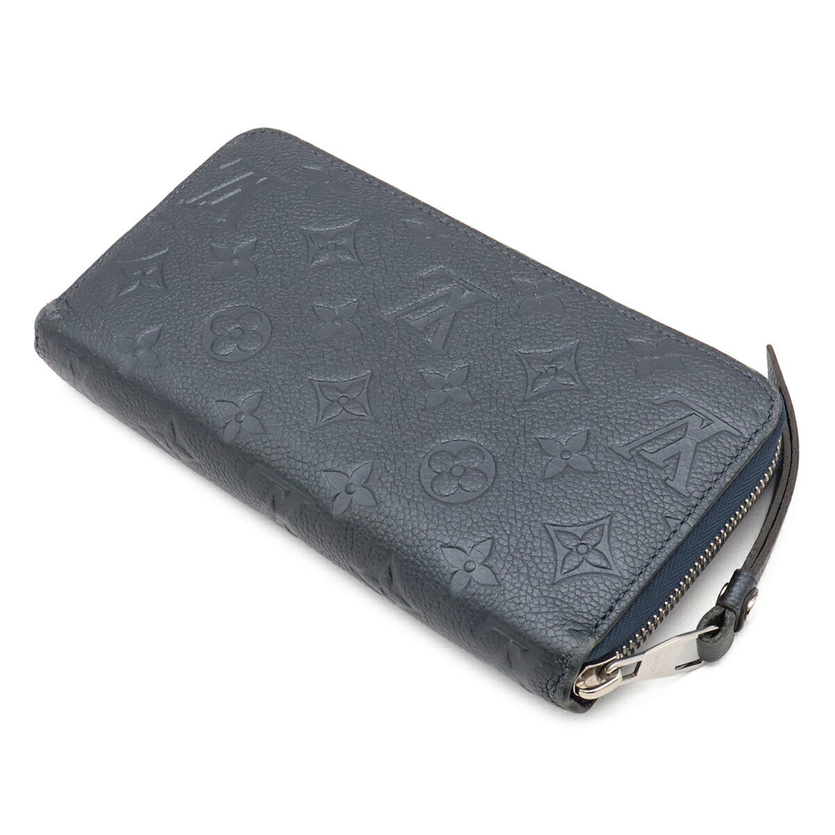 Louis Vuitton Black Marine Monogram Empreinte Leather Long Wallet (Bi-Fold) (Pre-Owned)