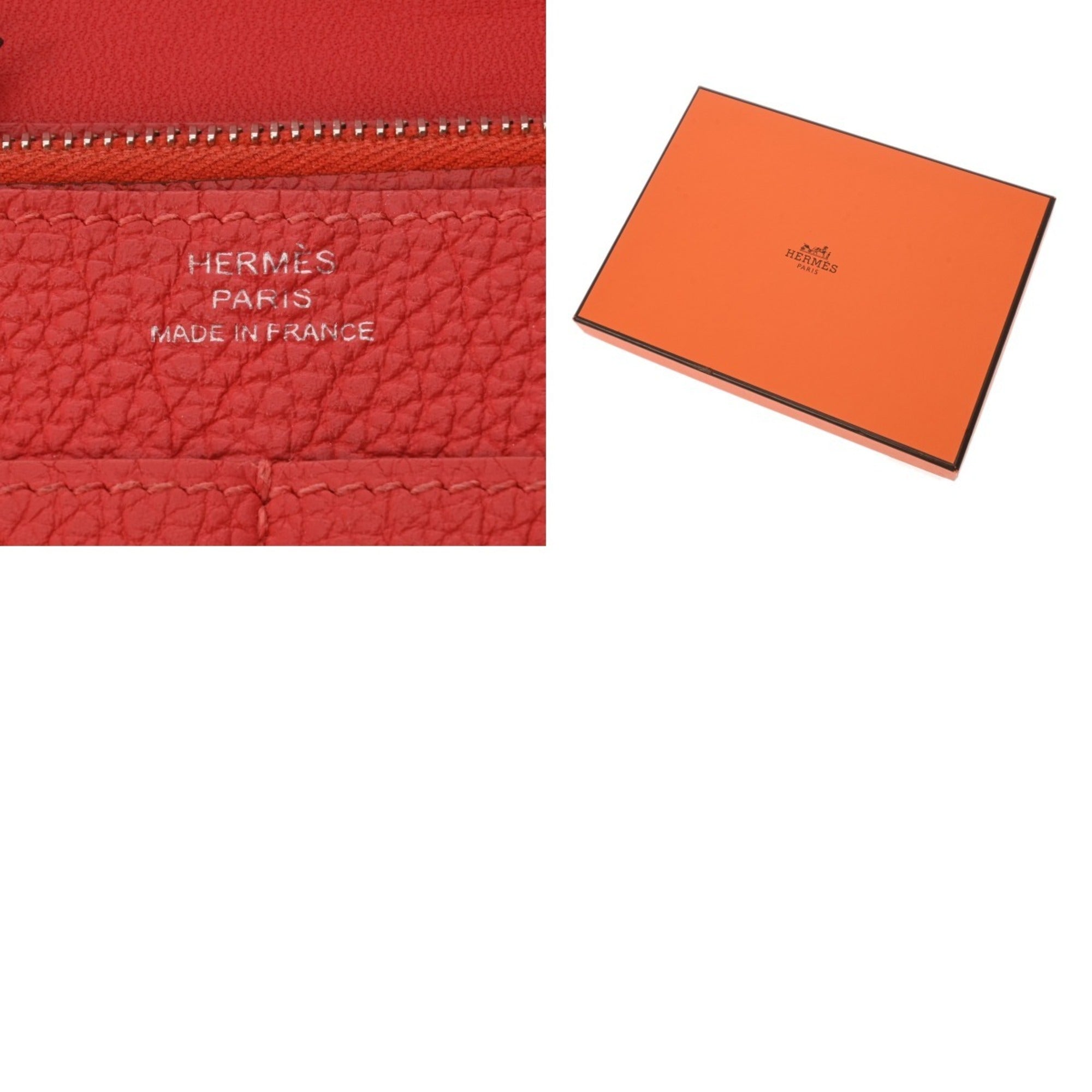 Hermes Dogon Togo Leather Long Wallet (Bi-Fold) (Pre-Owned)