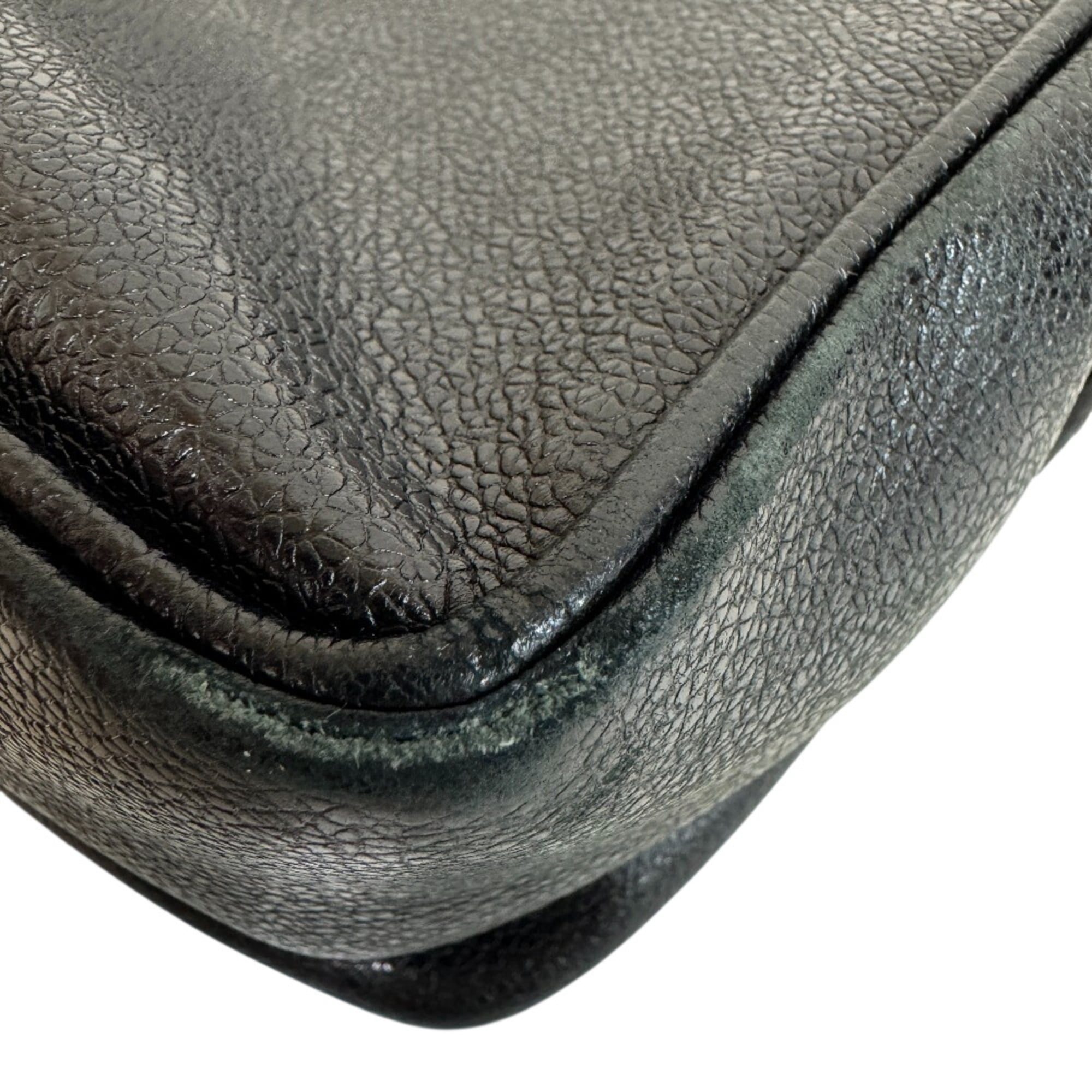 Bvlgari Black Leather Shoulder Bag (Pre-Owned)