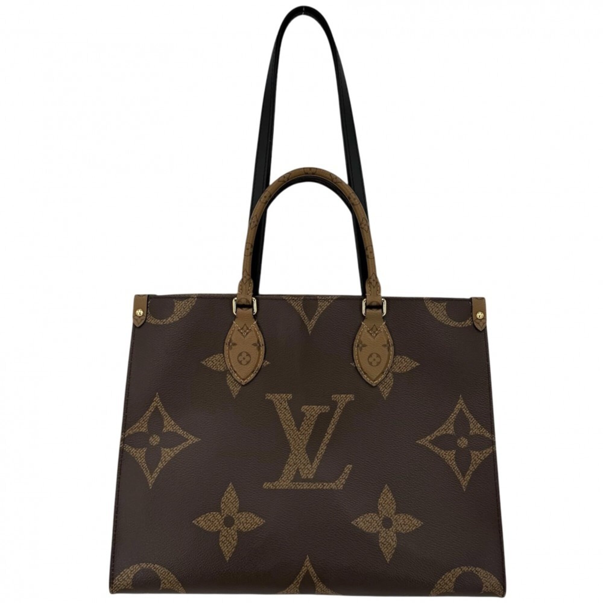 Louis Vuitton Brown Monogram Reverse Monogram Handbag Tote Bag (Pre-Owned)