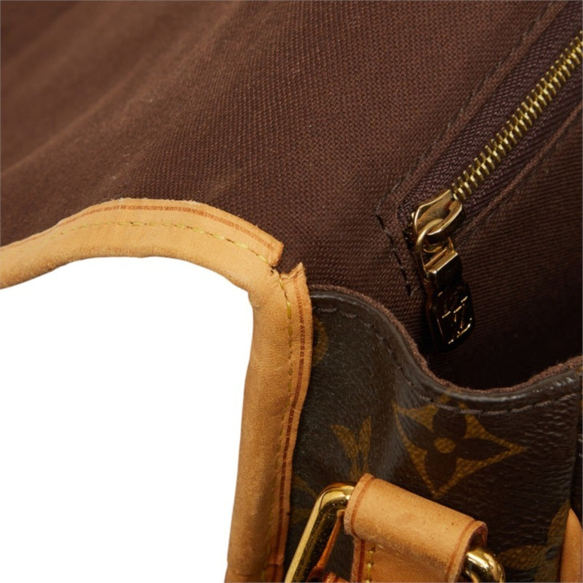 Louis Vuitton Brown Pvc Leather Shoulder Bag (Pre-Owned)
