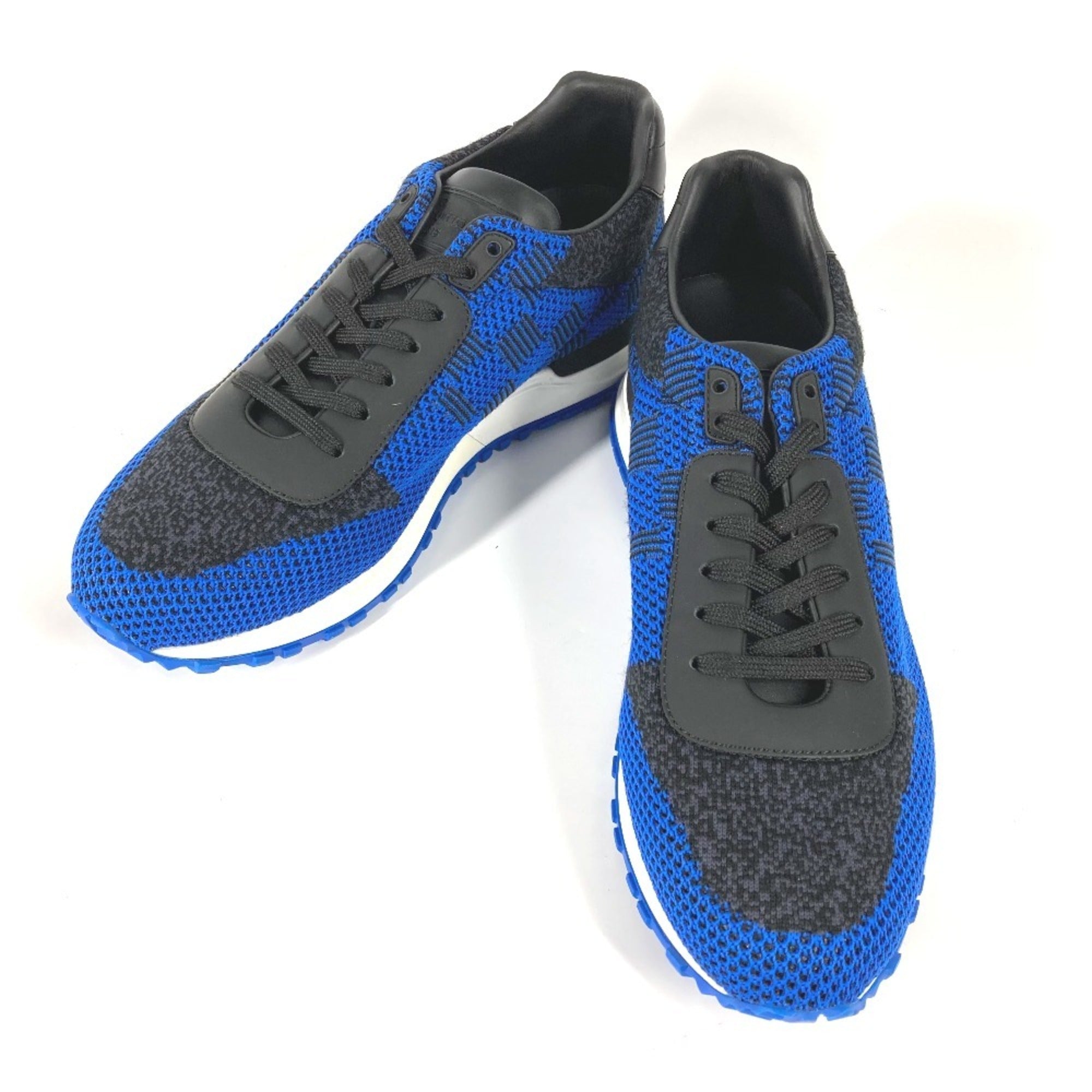 Louis Vuitton Black Blue Sneakers (Pre-Owned)