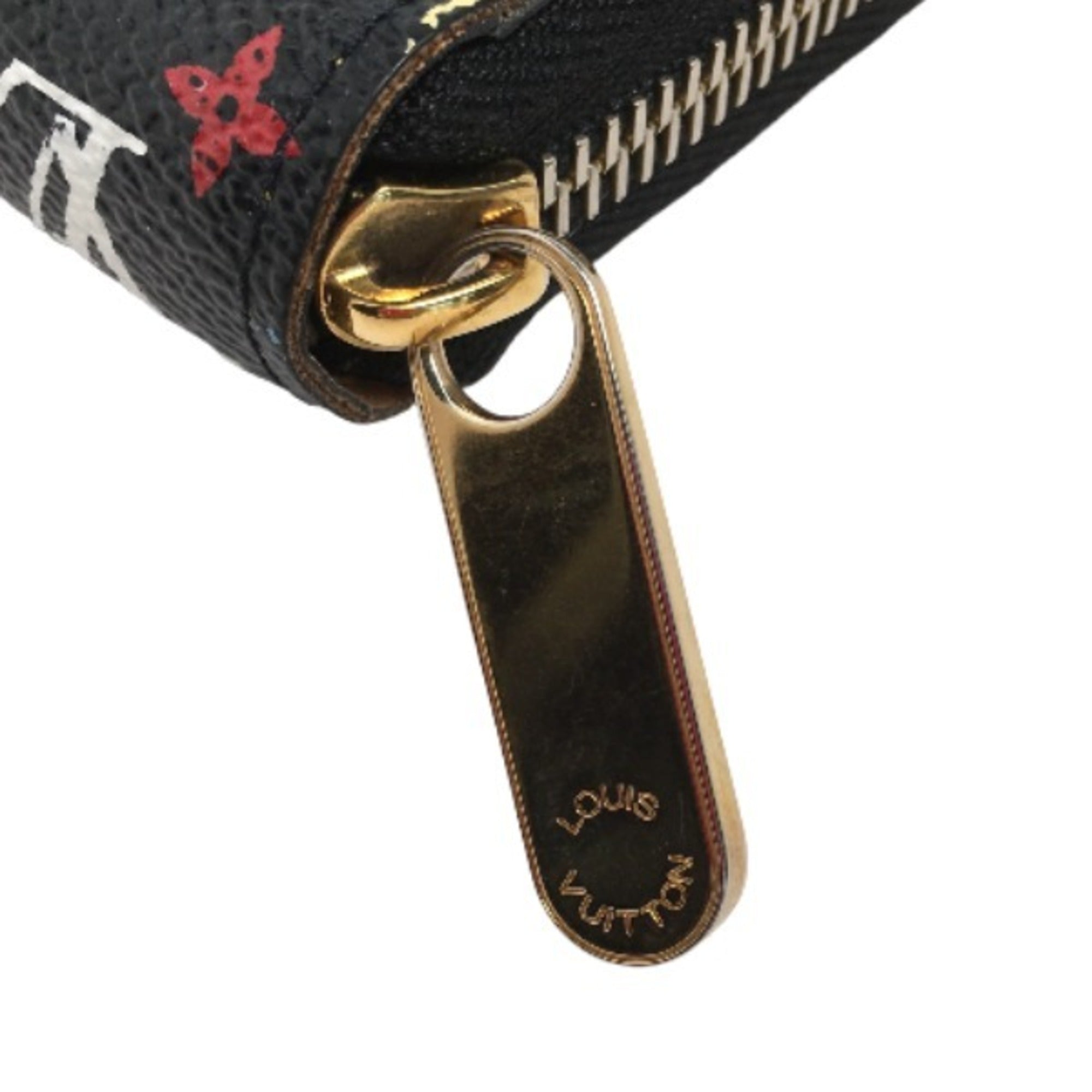 Louis Vuitton Multi-Color Noir Long Wallet (Bi-Fold) (Pre-Owned)
