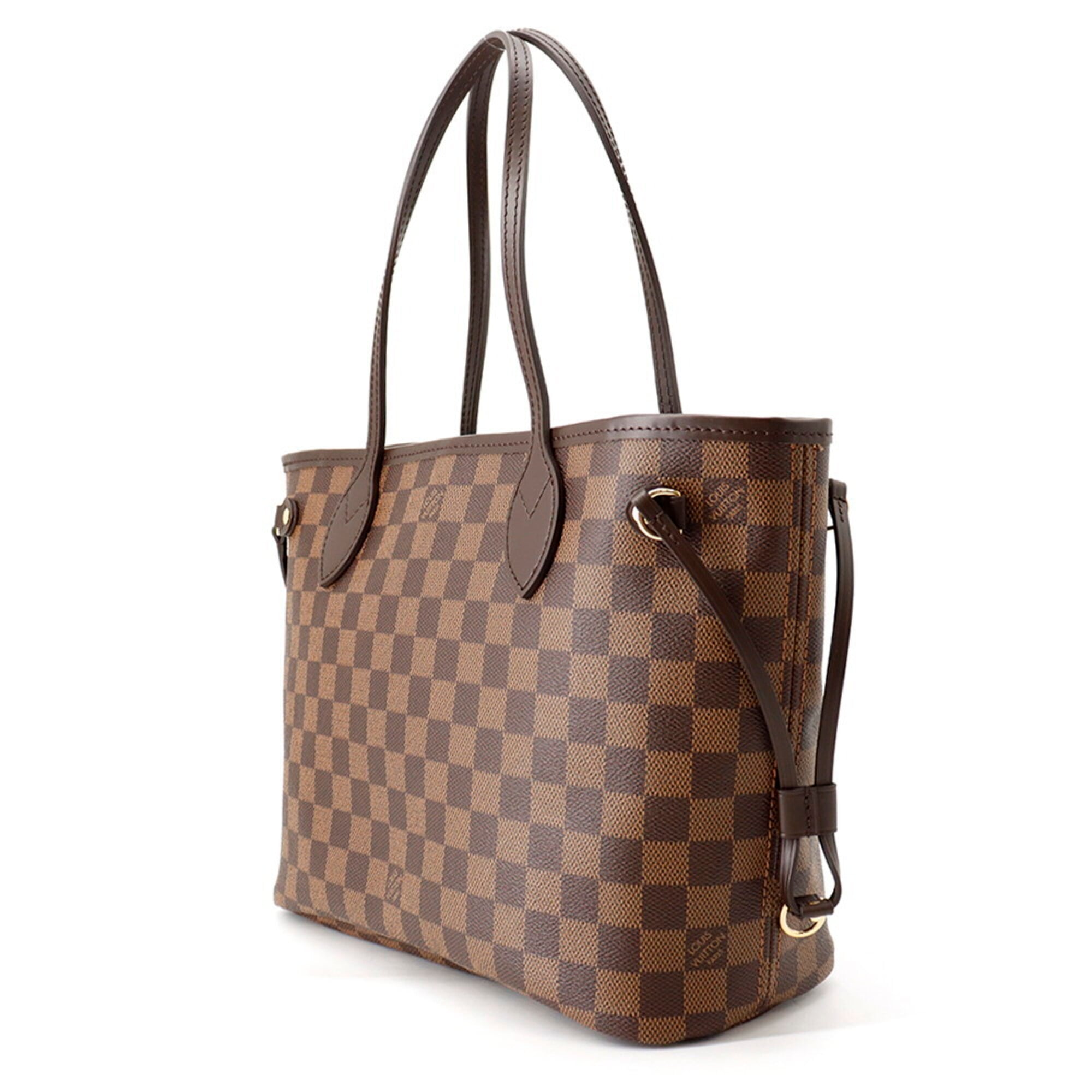 Louis Vuitton Damier Damier Canvas Ebene Red Color Damier Canvas Handbag Pouch Tote Bag (Pre-Owned)