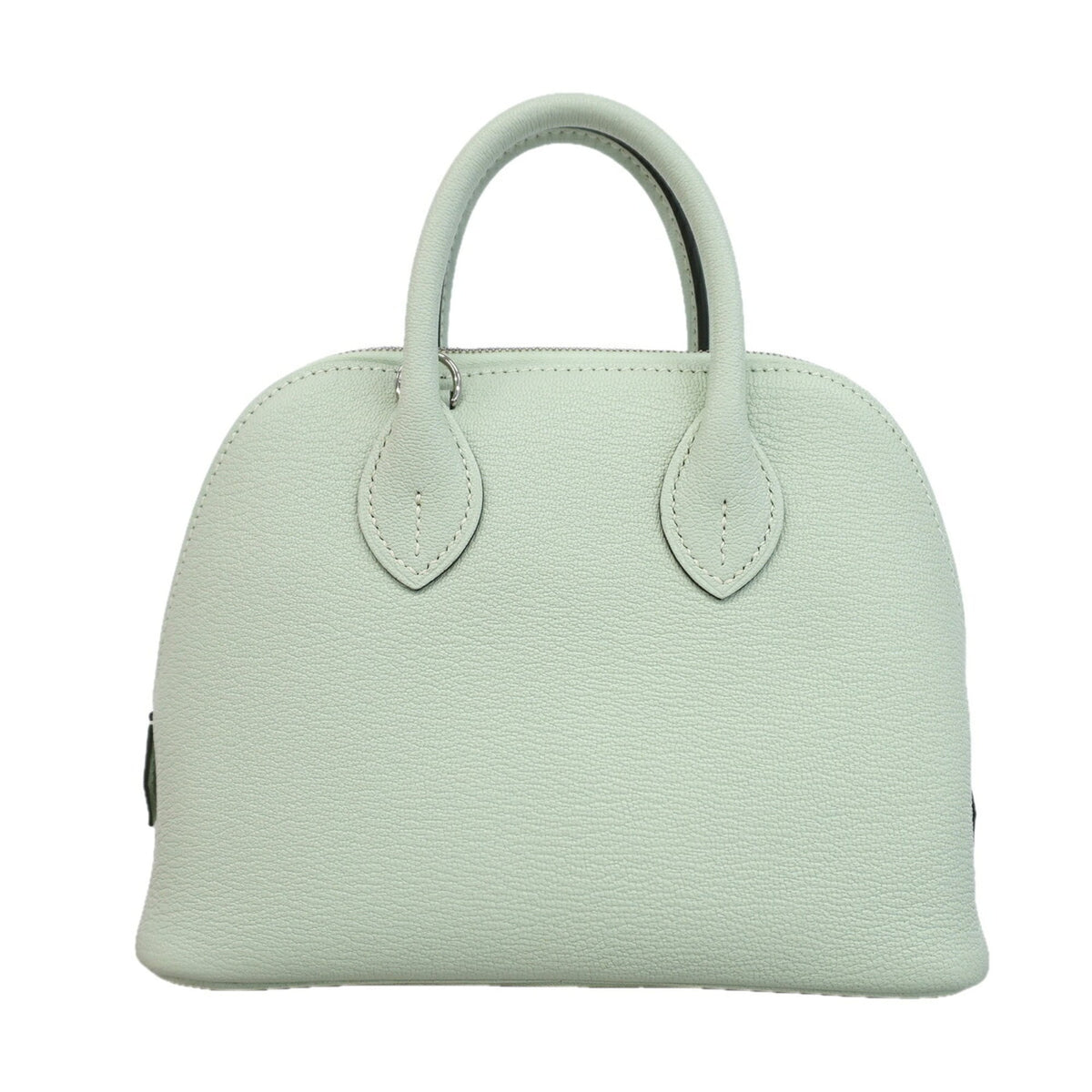 Hermes Green Chevre Myzore Leather Handbag (Pre-Owned)