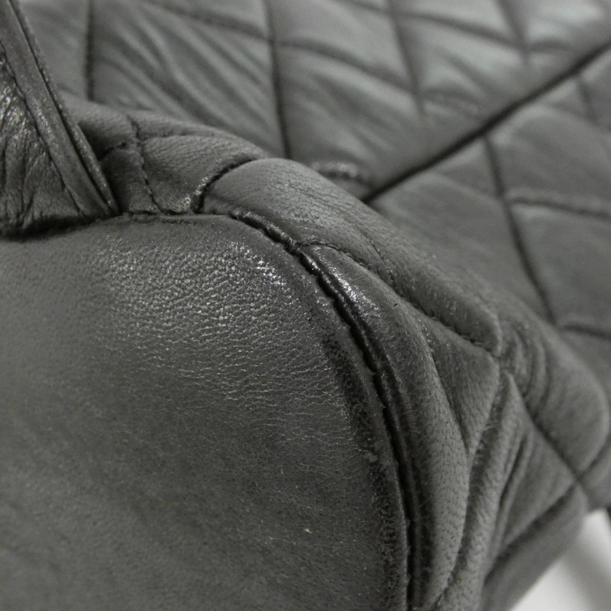Chanel Black Leather Backpack (Pre-Owned)