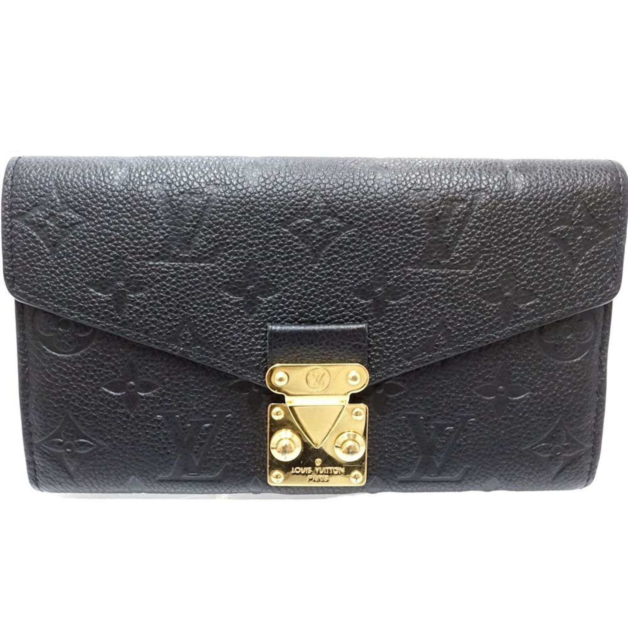Louis Vuitton Noir Monogram Empreinte Wallet (Bi-Fold) (Pre-Owned)