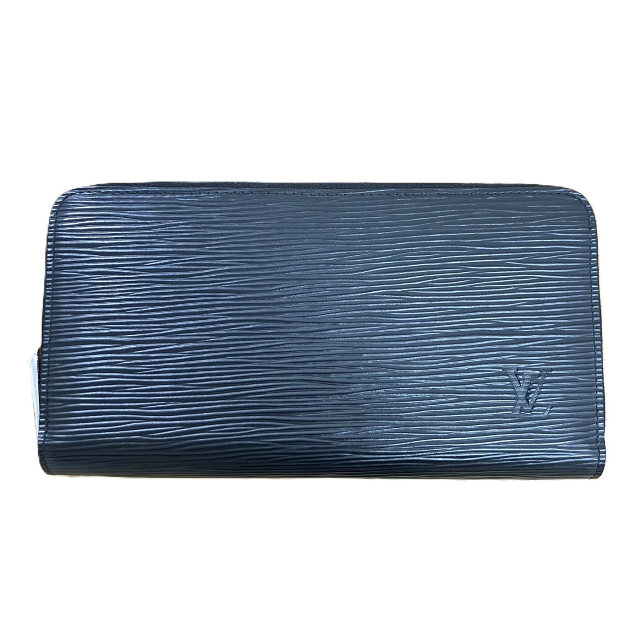 Louis Vuitton Epi Black Noir Epi Leather Long Wallet (Bi-Fold) (Pre-Owned)