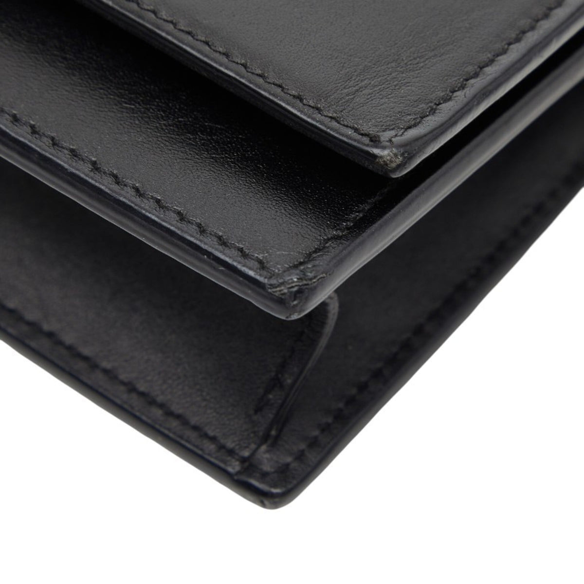 Saint Laurent Black Leather Shoulder Bag (Pre-Owned)