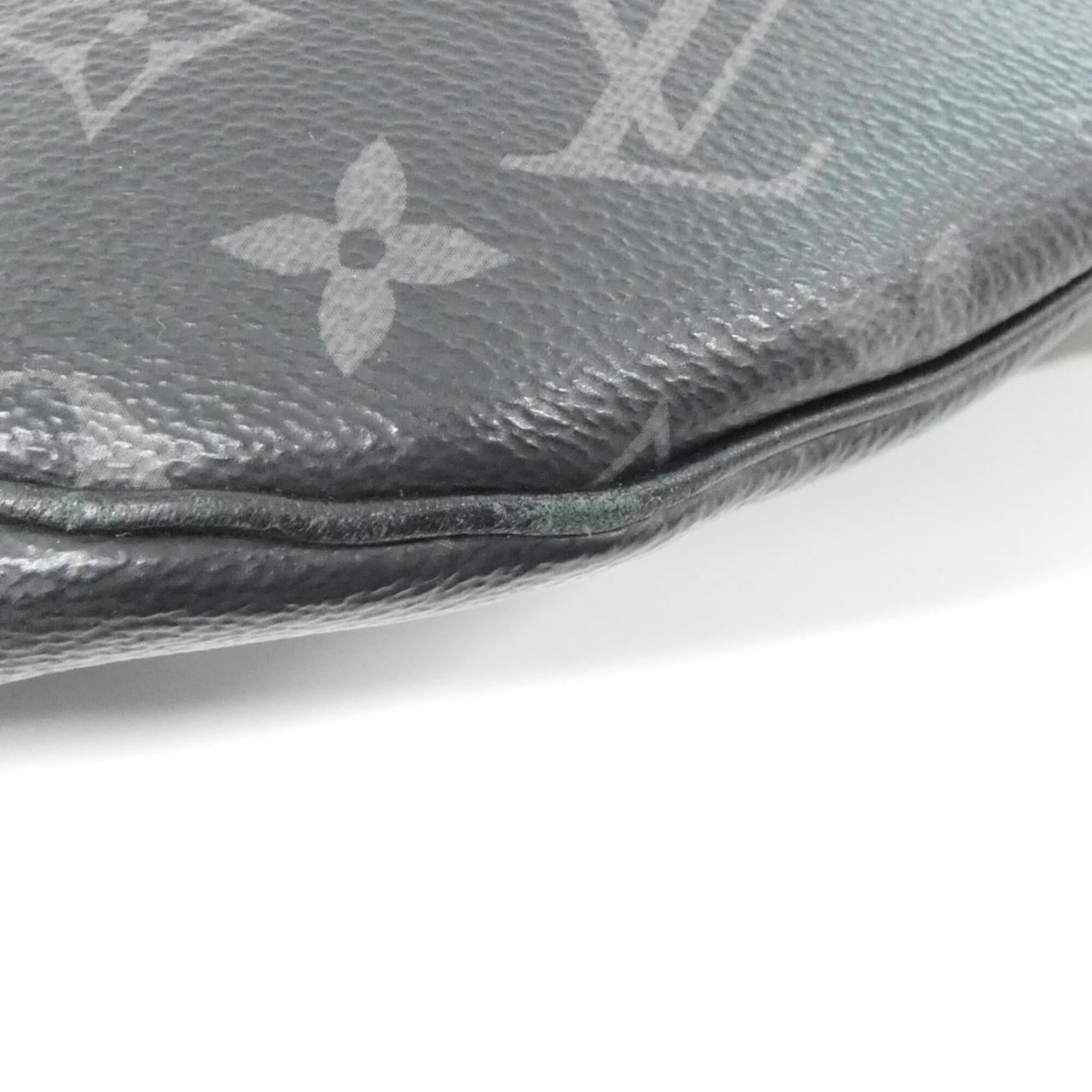 Louis Vuitton Black Coated Canvas Shoulder Bag Sling Bag (Pre-Owned)