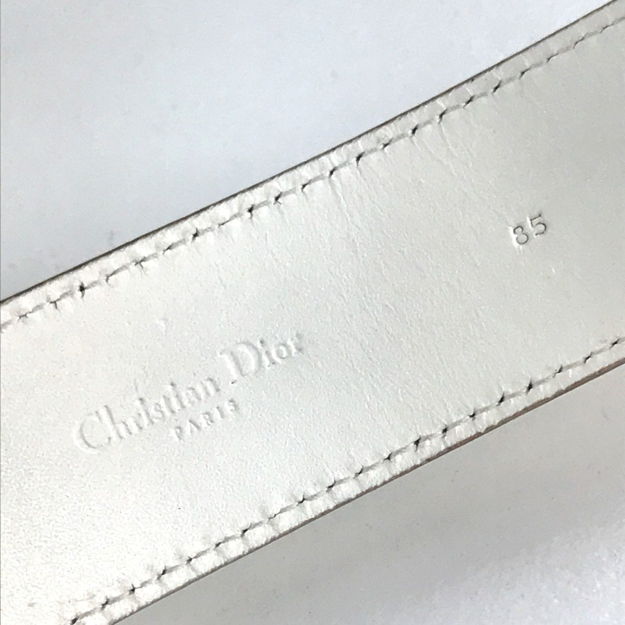 Christian Dior White Leather Other (Pre-Owned)