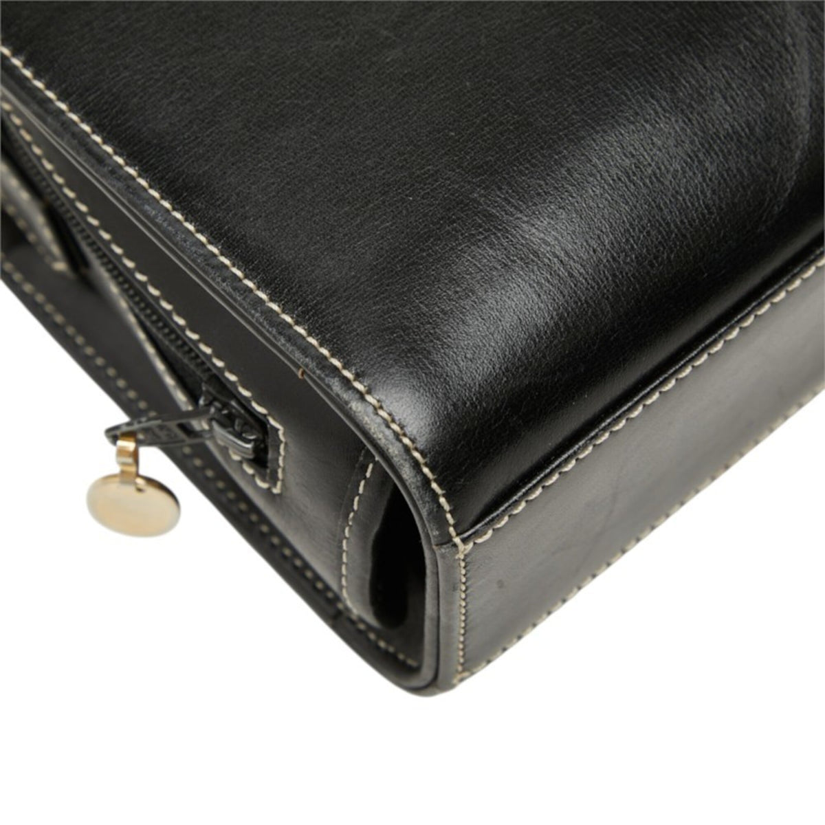 Christian Dior Black Leather Shoulder Bag (Pre-Owned)