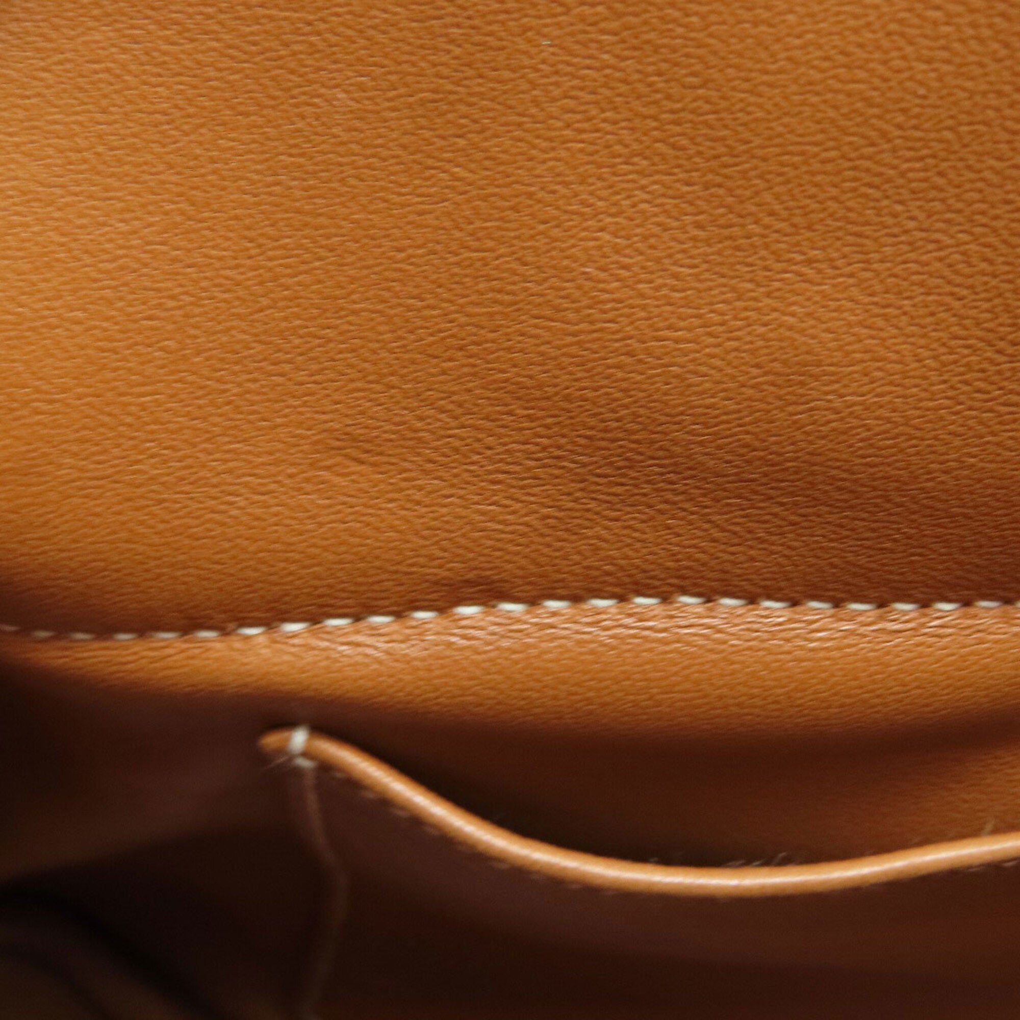 Hermes Gold Leather Handbag (Pre-Owned)