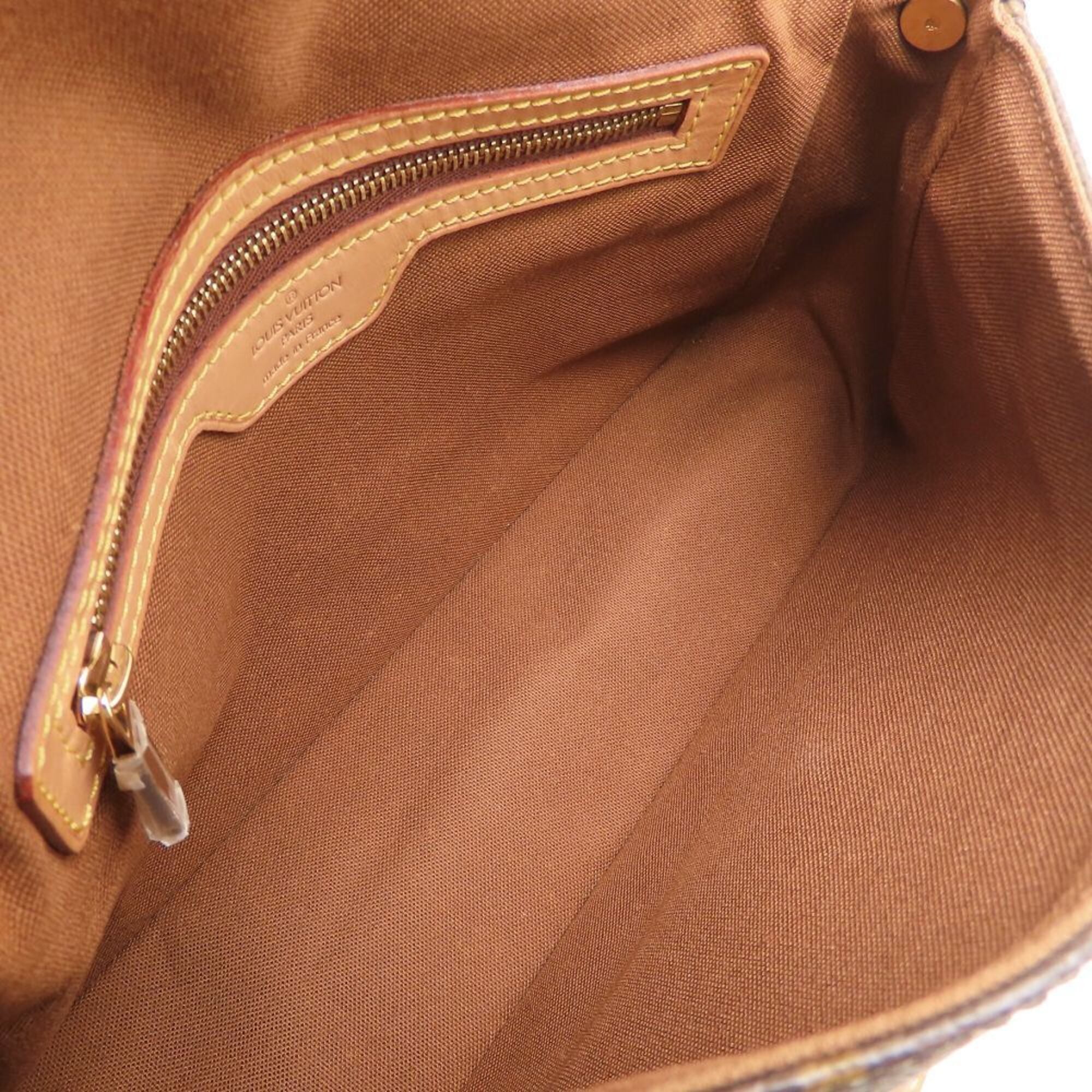Louis Vuitton Brown Monogram Mini Handbag (Pre-Owned)