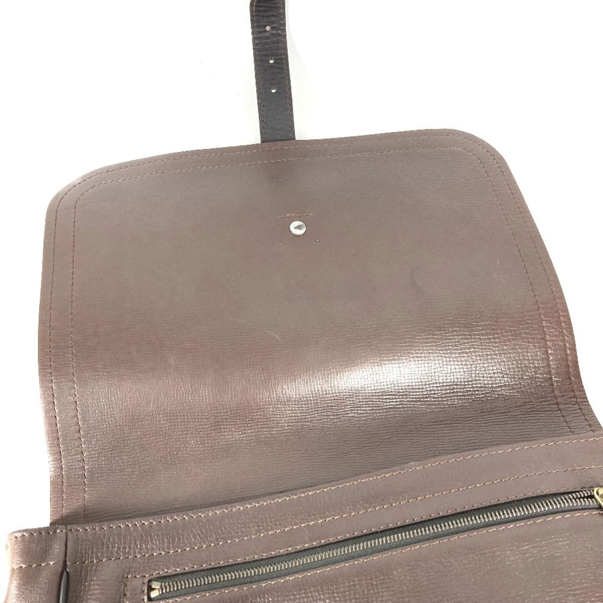 Louis Vuitton Brown Coffee Utah Leather Messenger Bag Shoulder Bag (Pre-Owned)