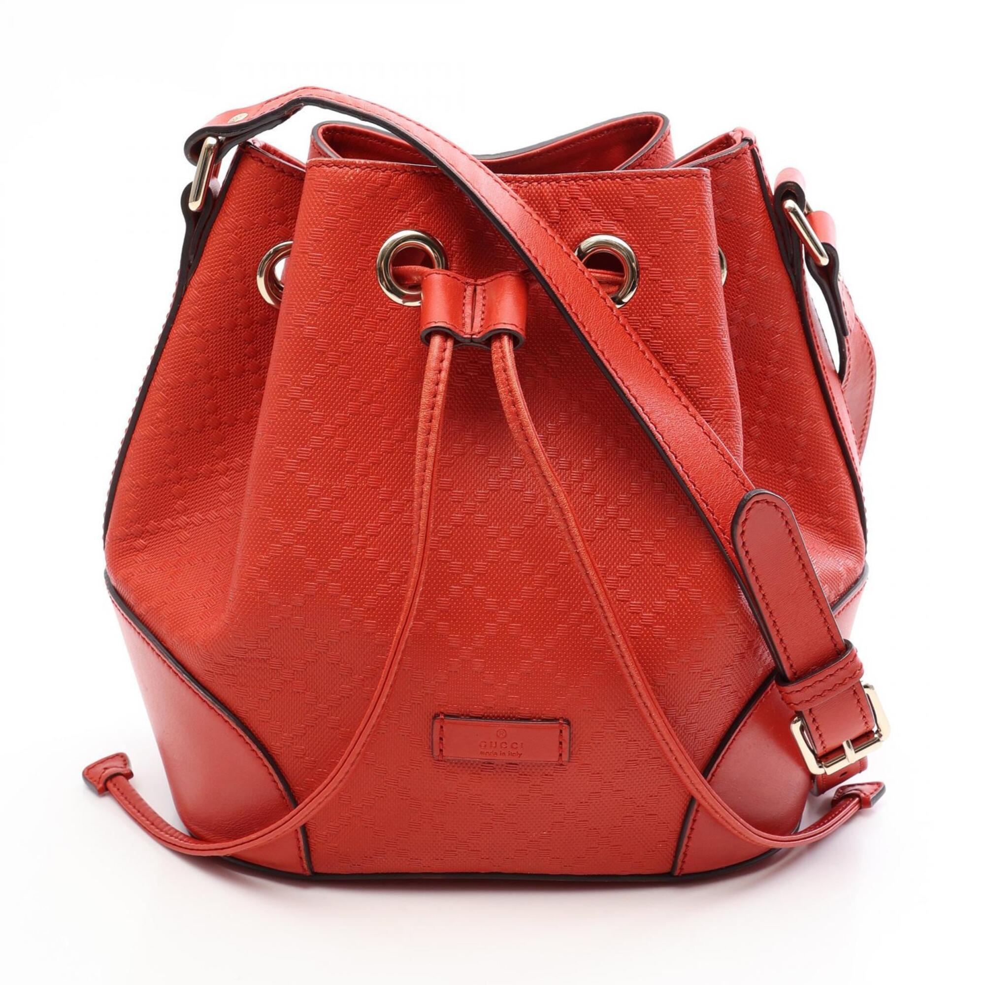 Gucci Brown Leather Shoulder Bag (Pre-Owned)
