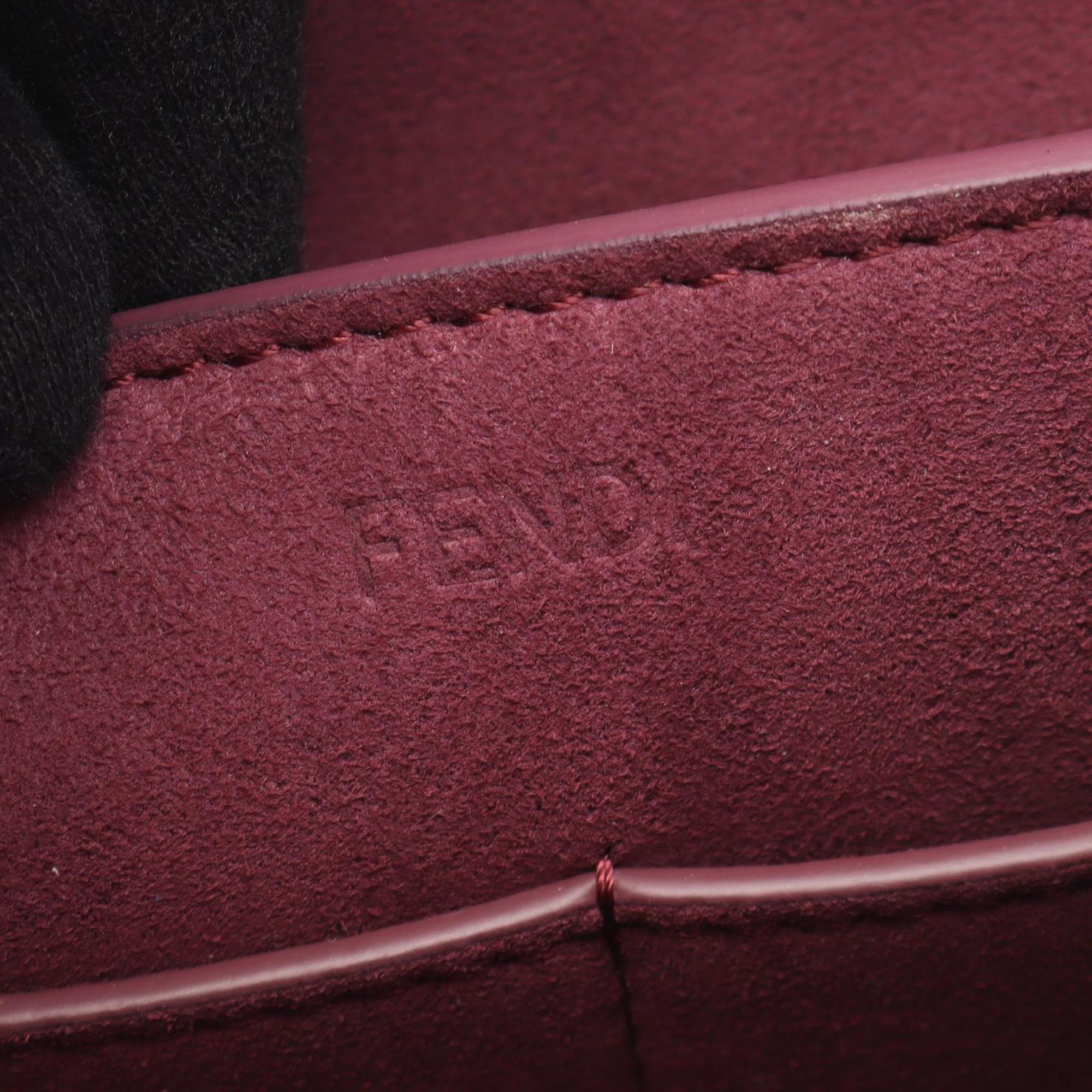 Fendi Pink Leather Tote Bag (Pre-Owned)