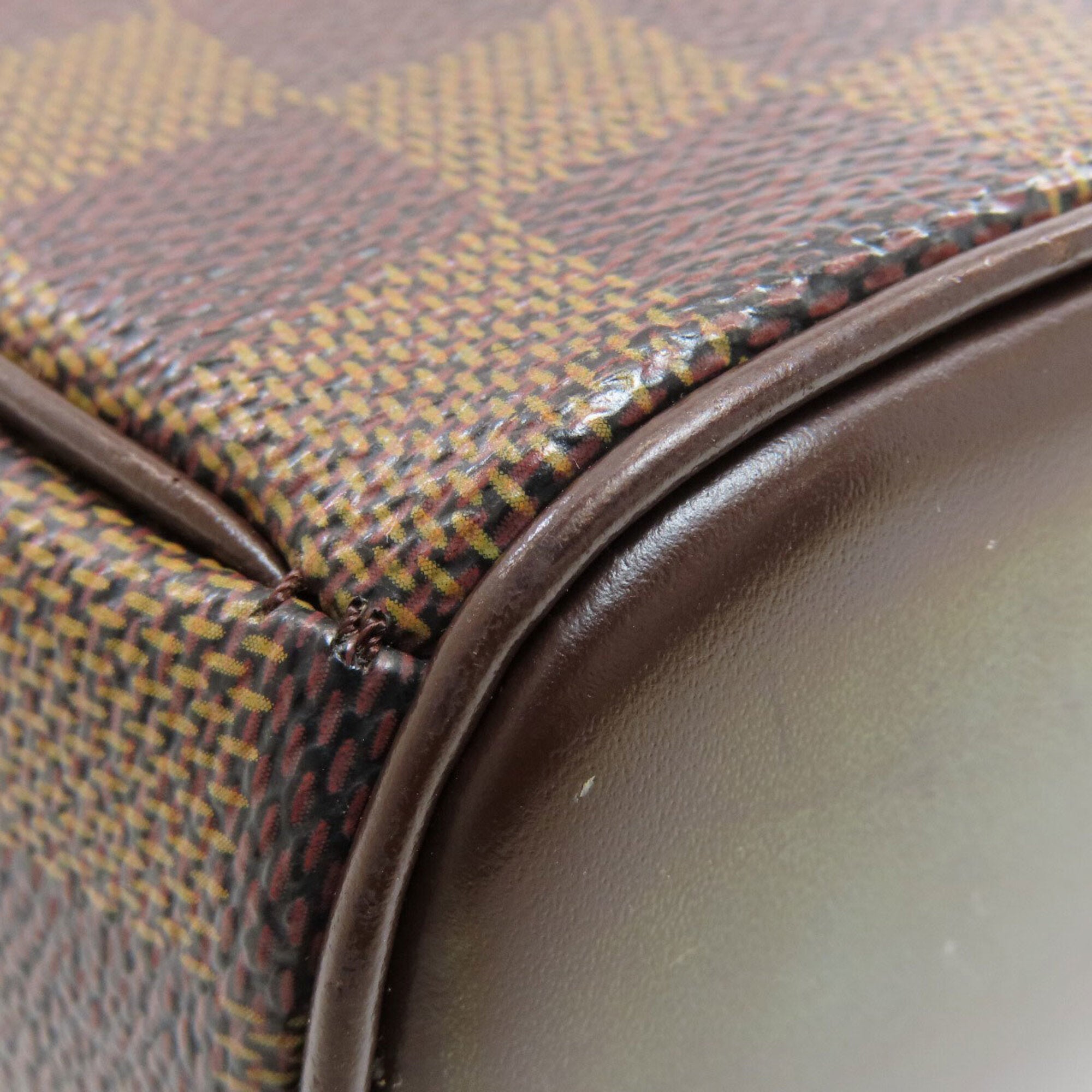 Louis Vuitton Damier Damier Canvas Ebene Damier Canvas Shoulder Bag (Pre-Owned)