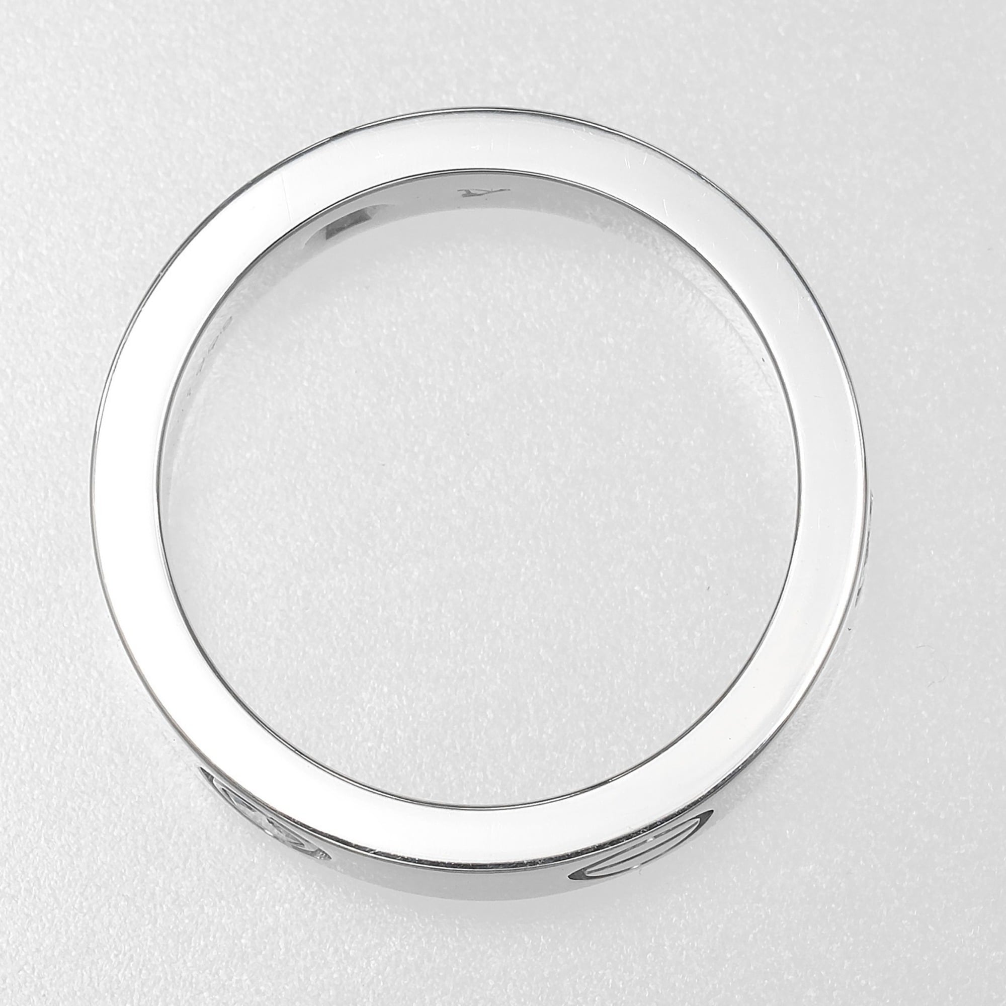 Cartier Love White Gold (18K) Band Ring (Pre-Owned)