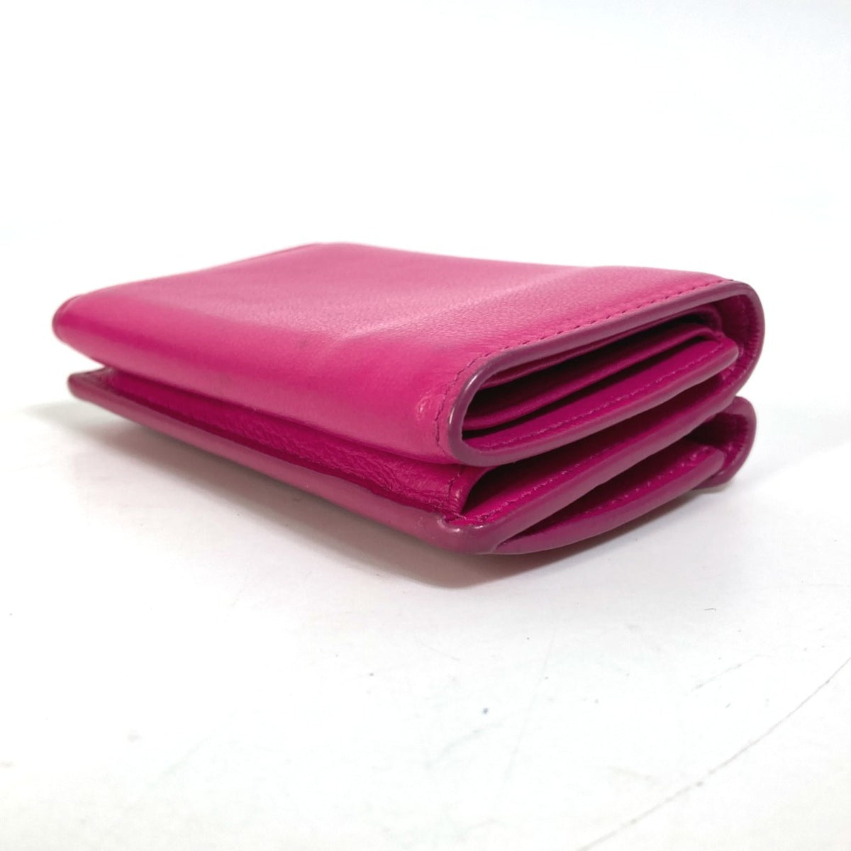 Balenciaga Pink Leather Wallet (Tri-Fold) (Pre-Owned)