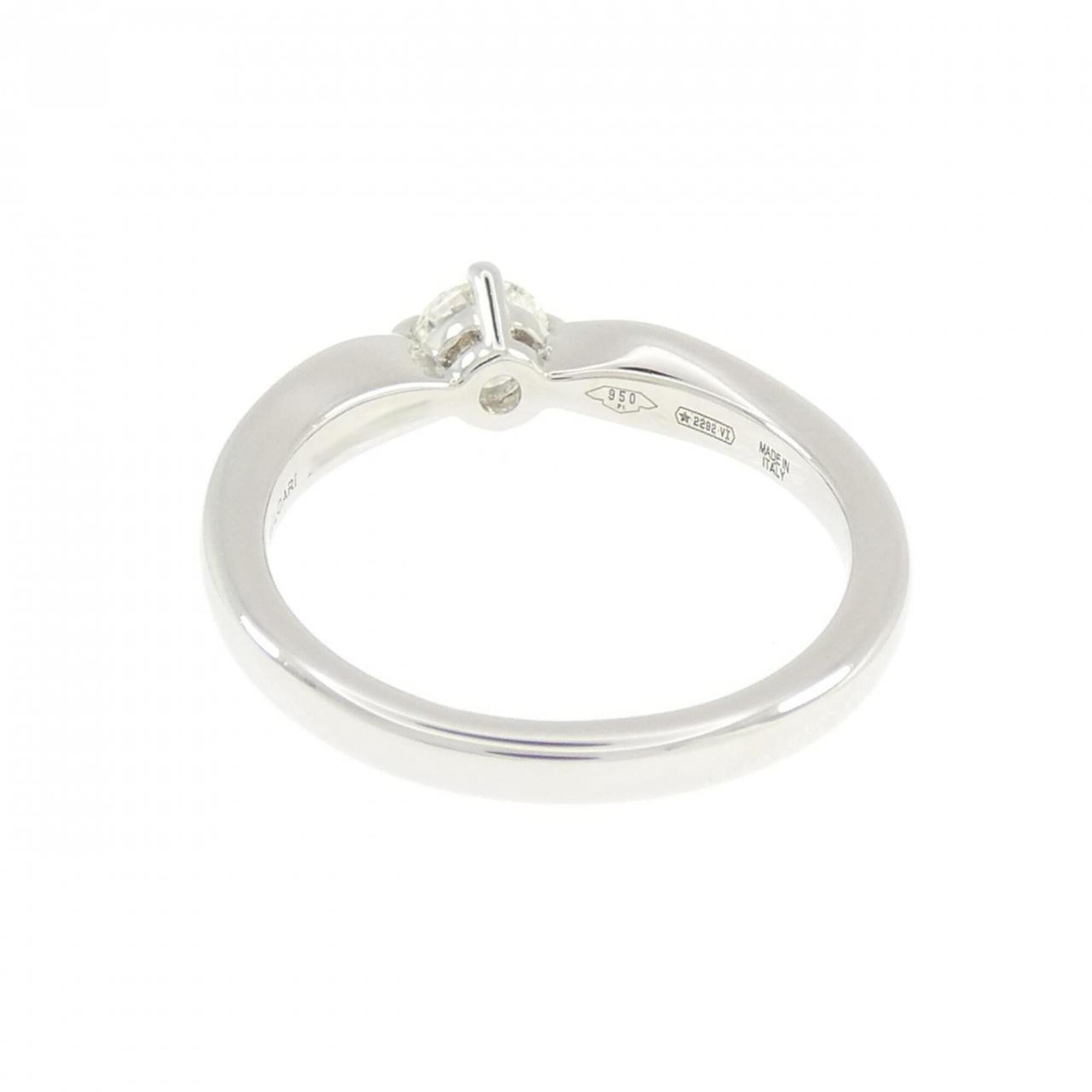 Bvlgari Platinum Platinum 950 Band Ring (Pre-Owned)