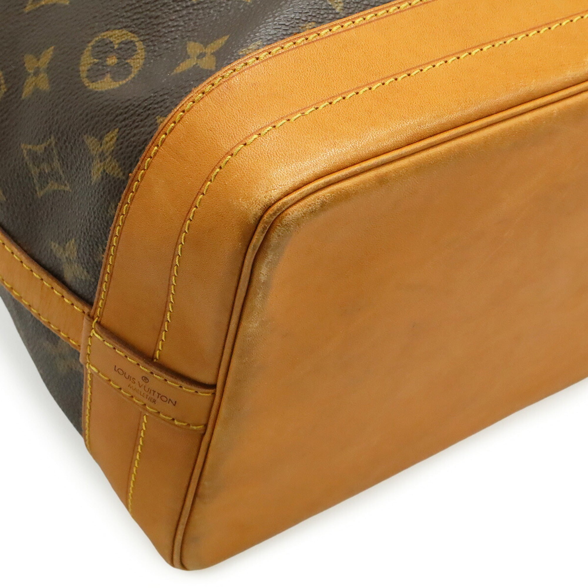 Louis Vuitton Brown Monogram Canvas Shoulder Bag (Pre-Owned)