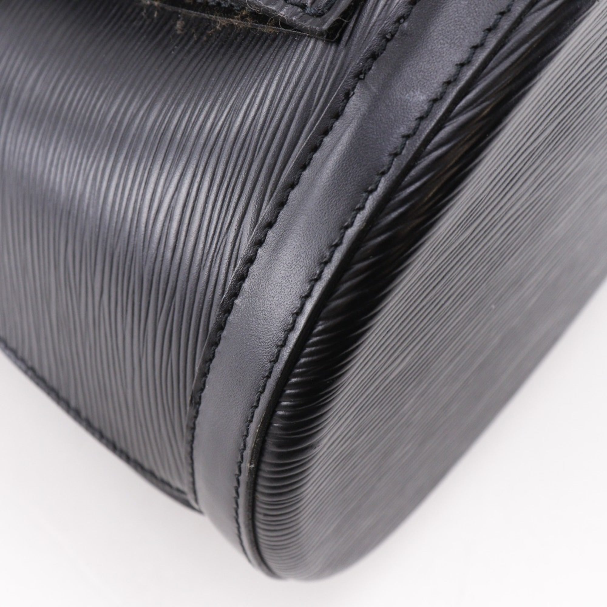 Louis Vuitton Epi Black Noir Epi Leather Backpack (Pre-Owned)