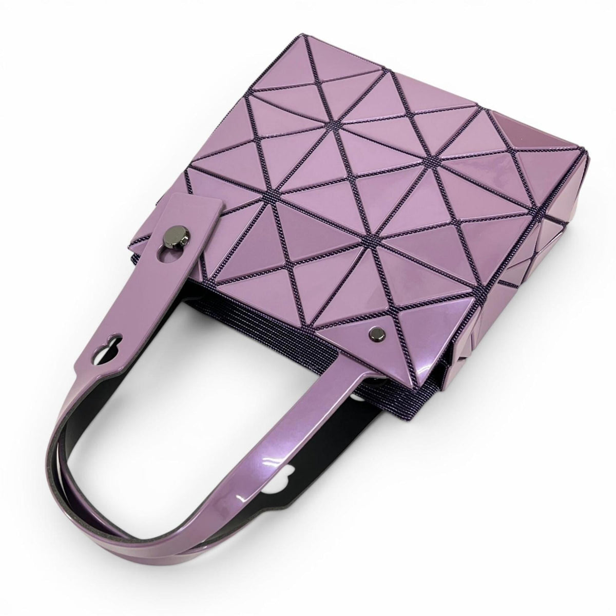 Issey Miyake Purple Polyester Nylon Handbag (Pre-Owned)
