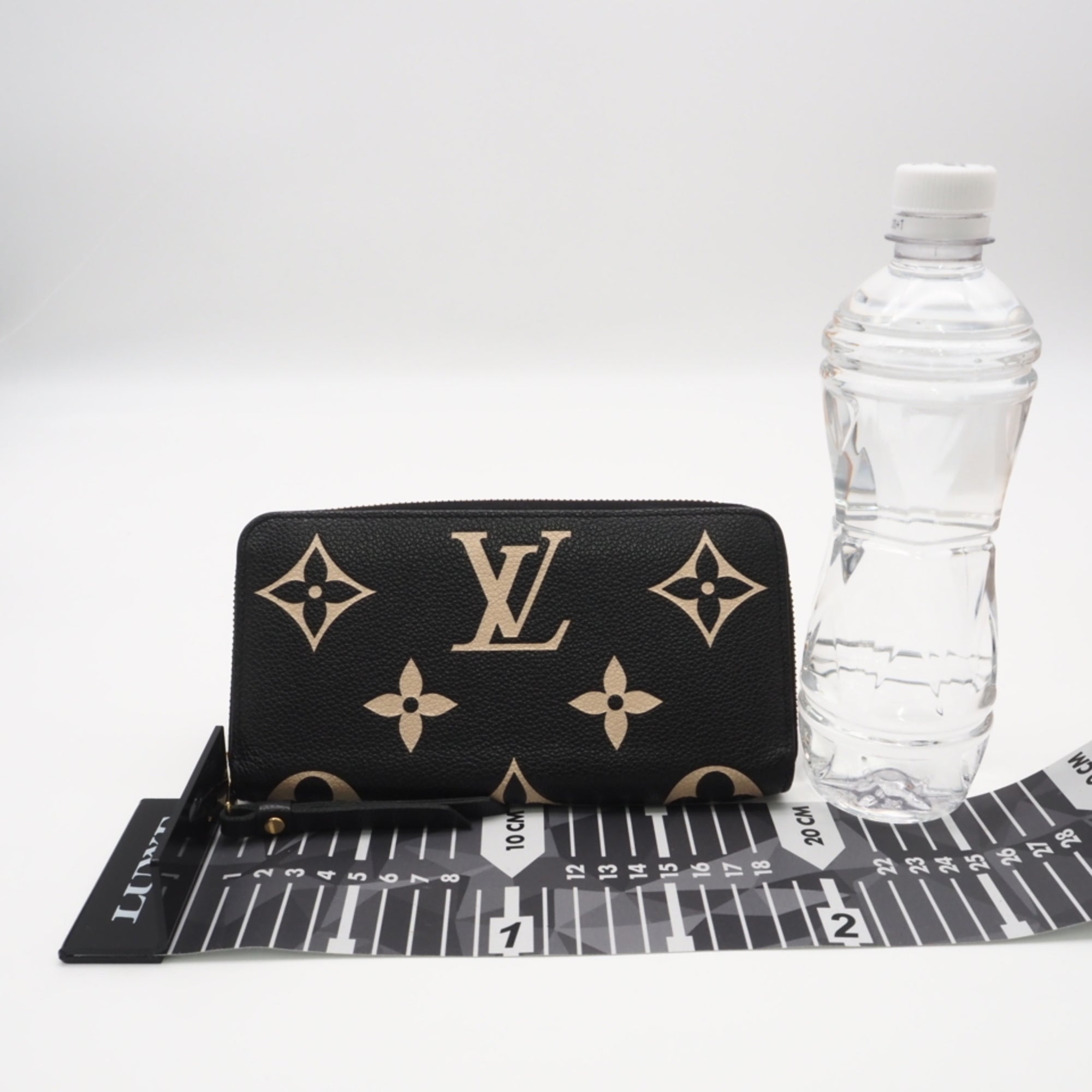 Louis Vuitton Bicolor Black Galle Monogram Monogram Empreinte Long Wallet (Bi-Fold) (Pre-Owned)